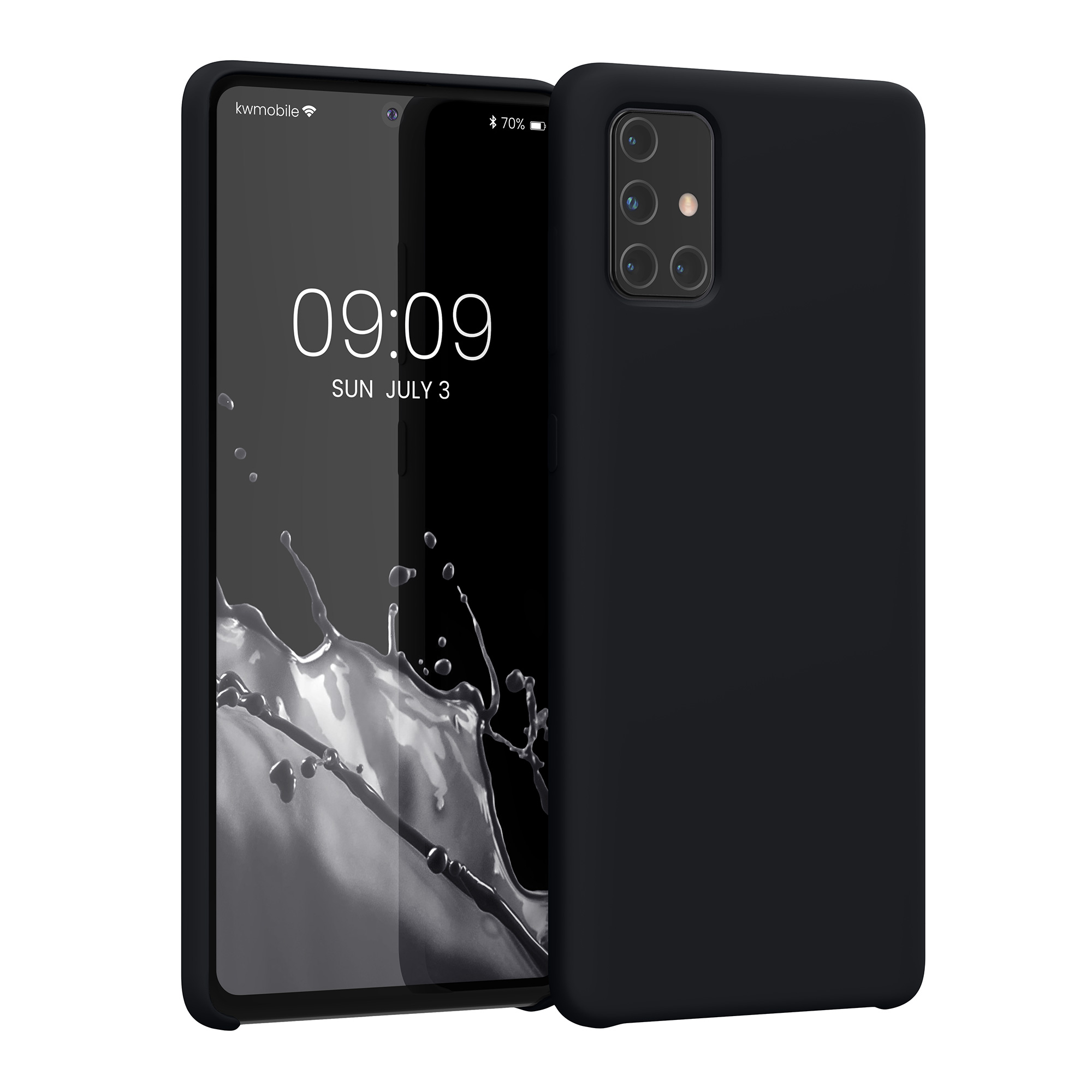 Kryt na mobil Samsung Galaxy A71 kwmobile TPU borůvkově modrý