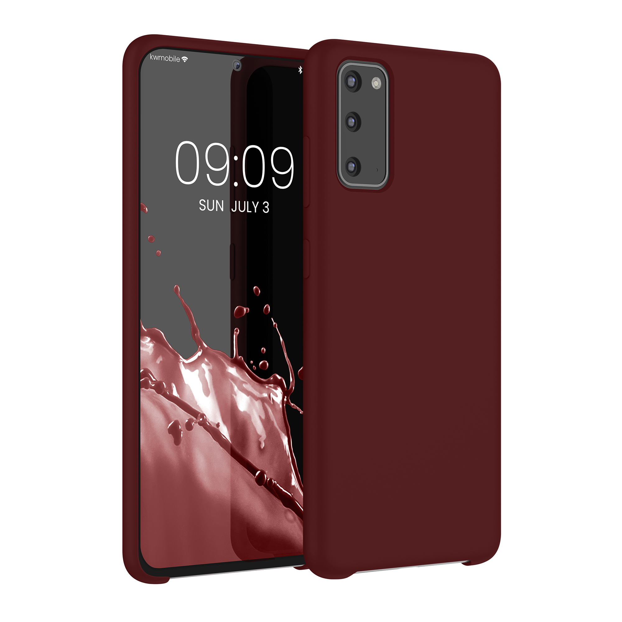 Kryt na mobil Samsung Galaxy S20 kwmobile TPU vínově fialový