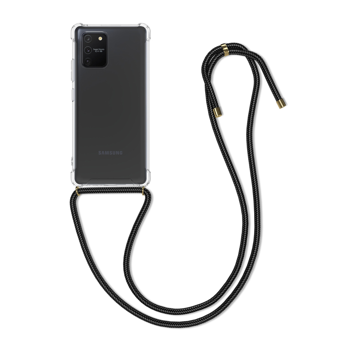 Crossbody kryt na mobil Samsung Galaxy S10 Lite kwmobile transparentní