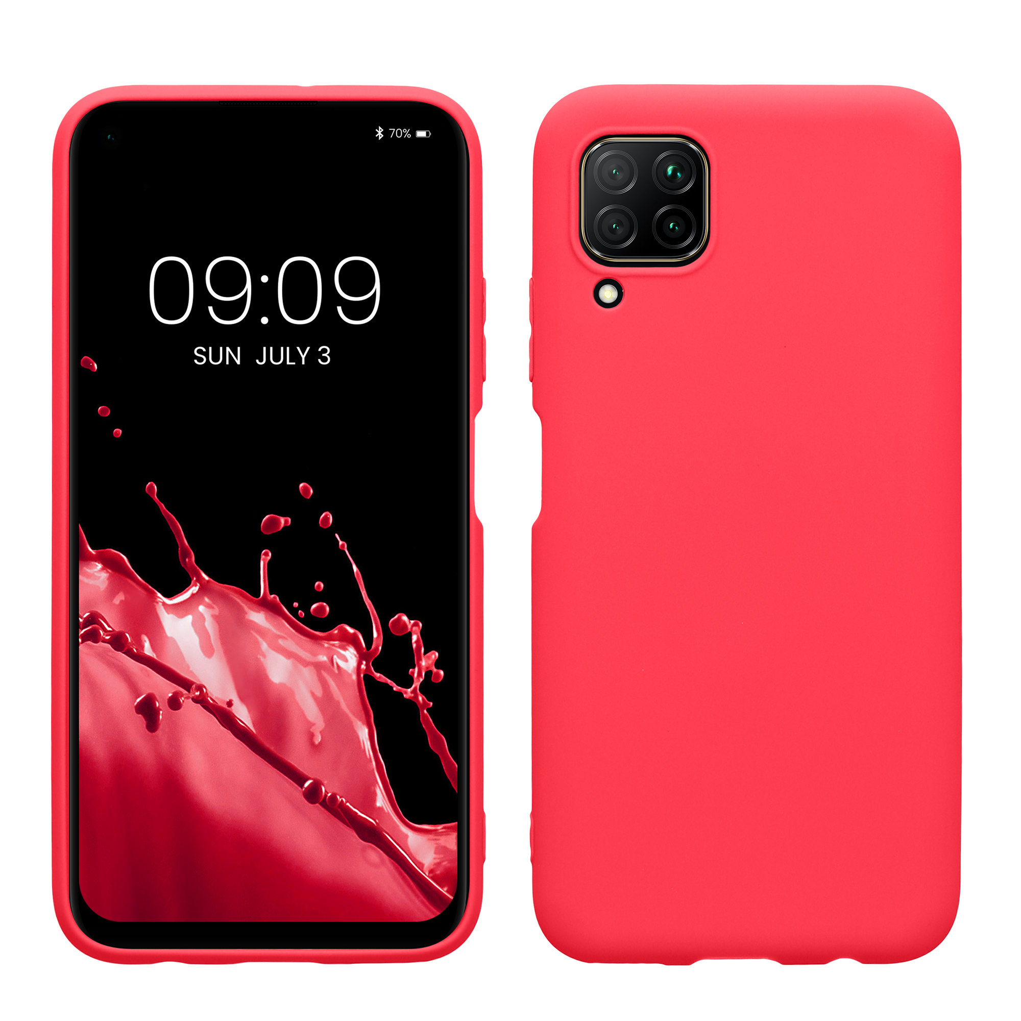 Kryt na mobil Huawei P40 Lite kwmobile - neonově růžová