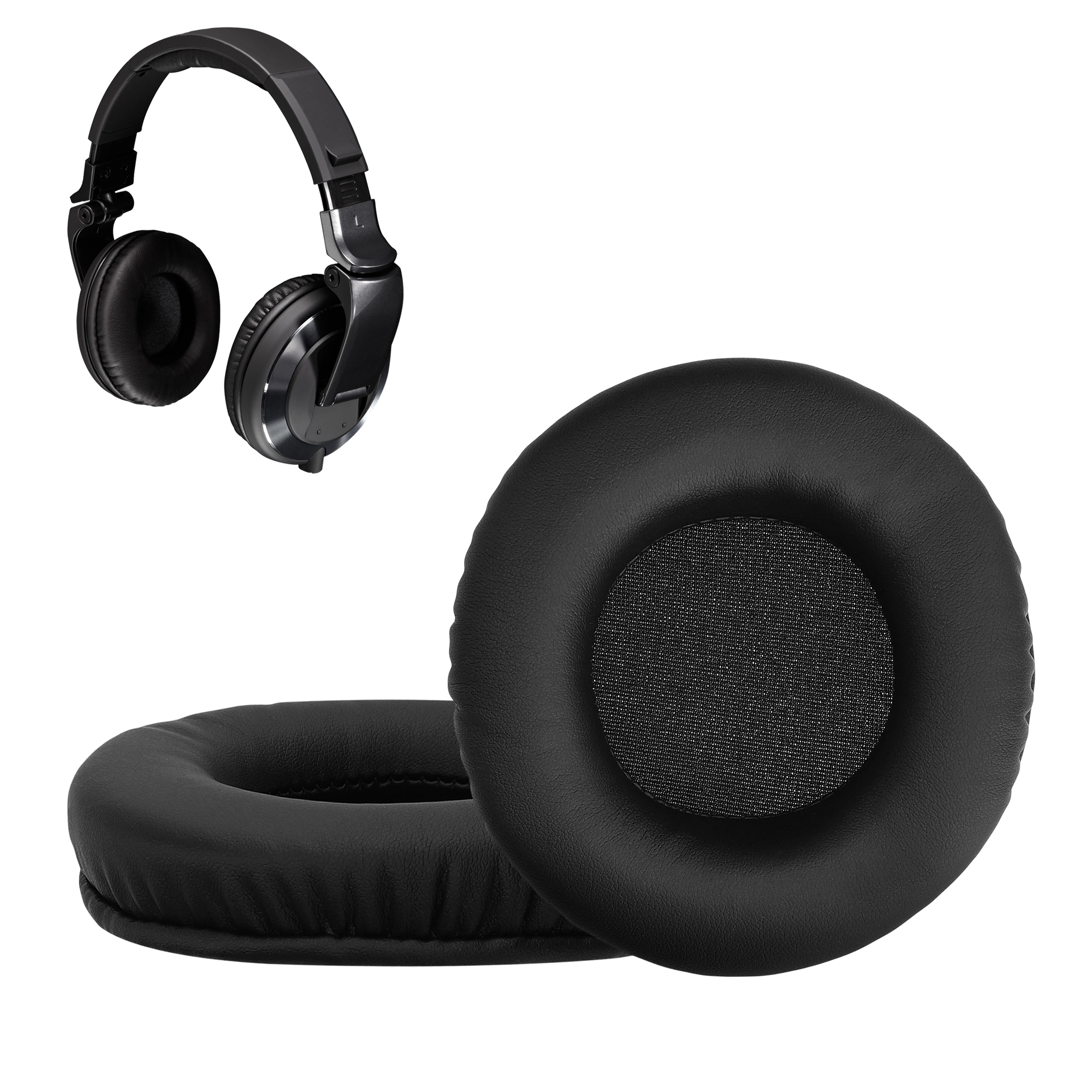 2x Náušníky na sluchátka kwmobile pro Pioneer HDJ 2000/1000/1500 Ear Pads - černá