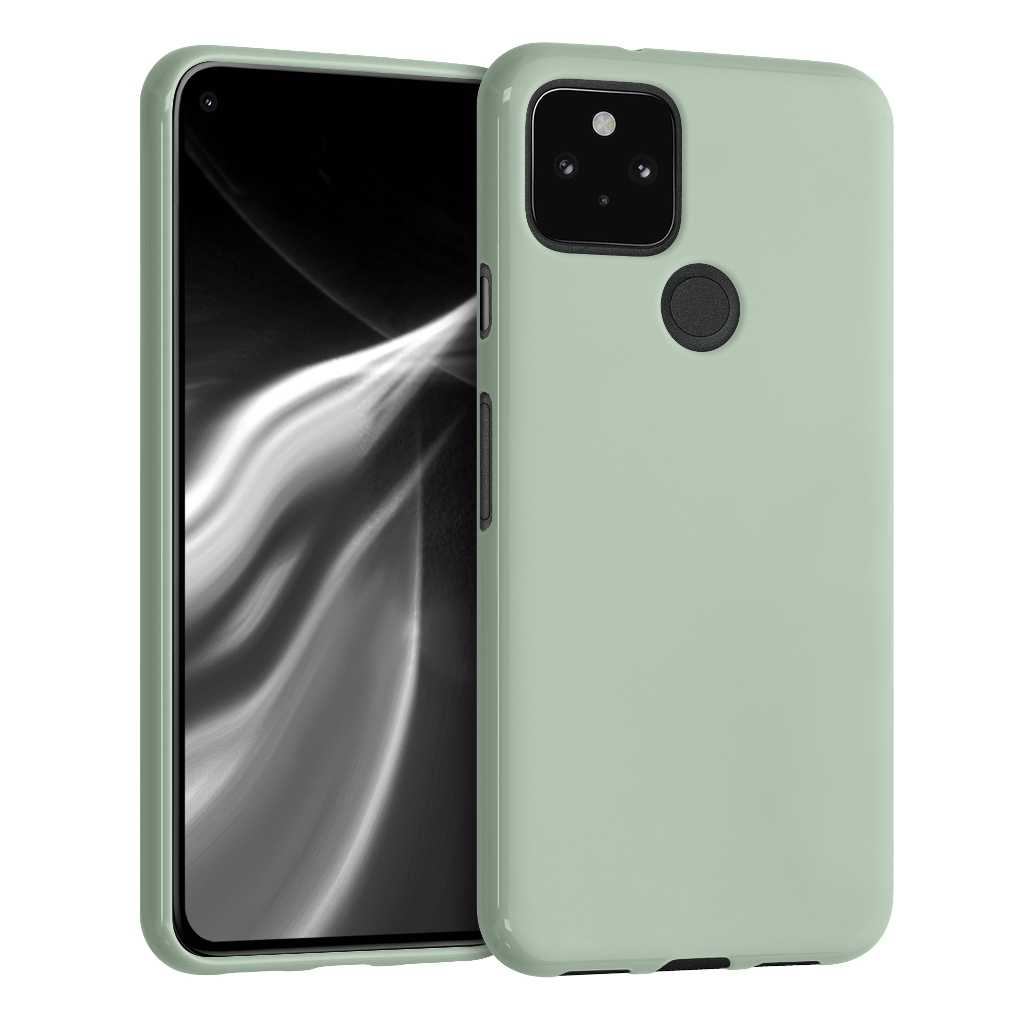 Zadní kryt kwmobile pro Google Pixel 5 - šedozelená