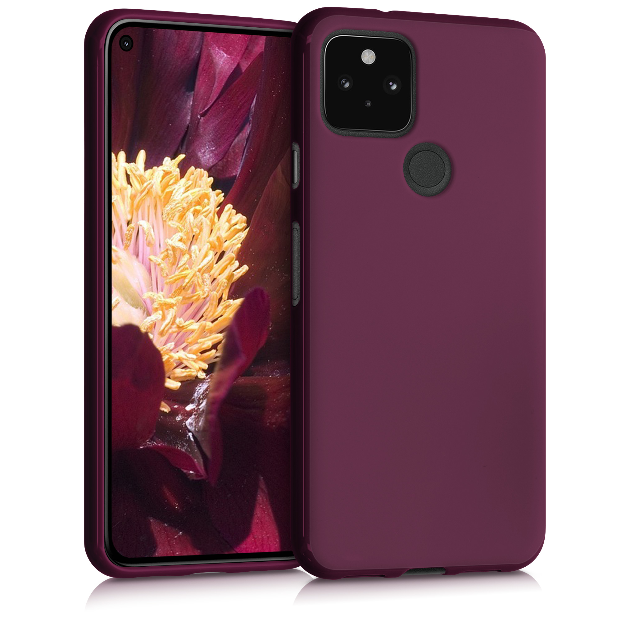 Zadní kryt kwmobile pro Google Pixel 5 - bordeaux violet