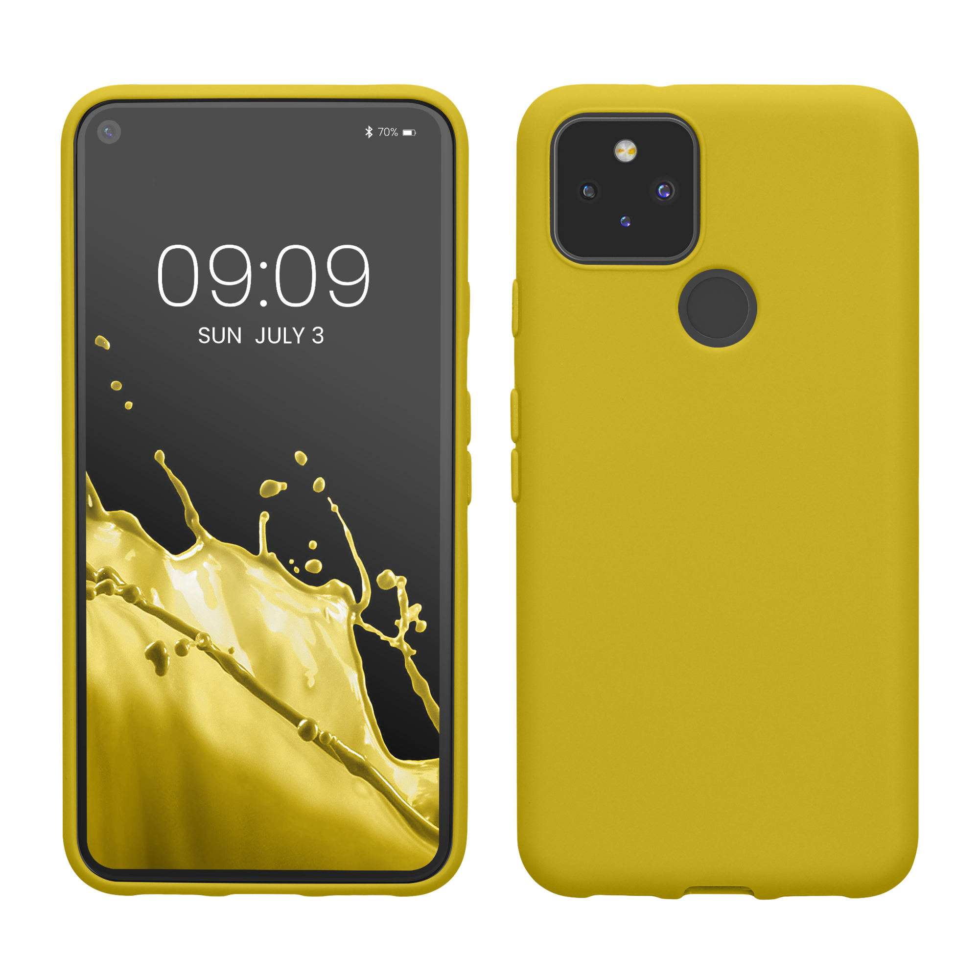 Zadní kryt kwmobile pro Google Pixel 5 - radiant yellow