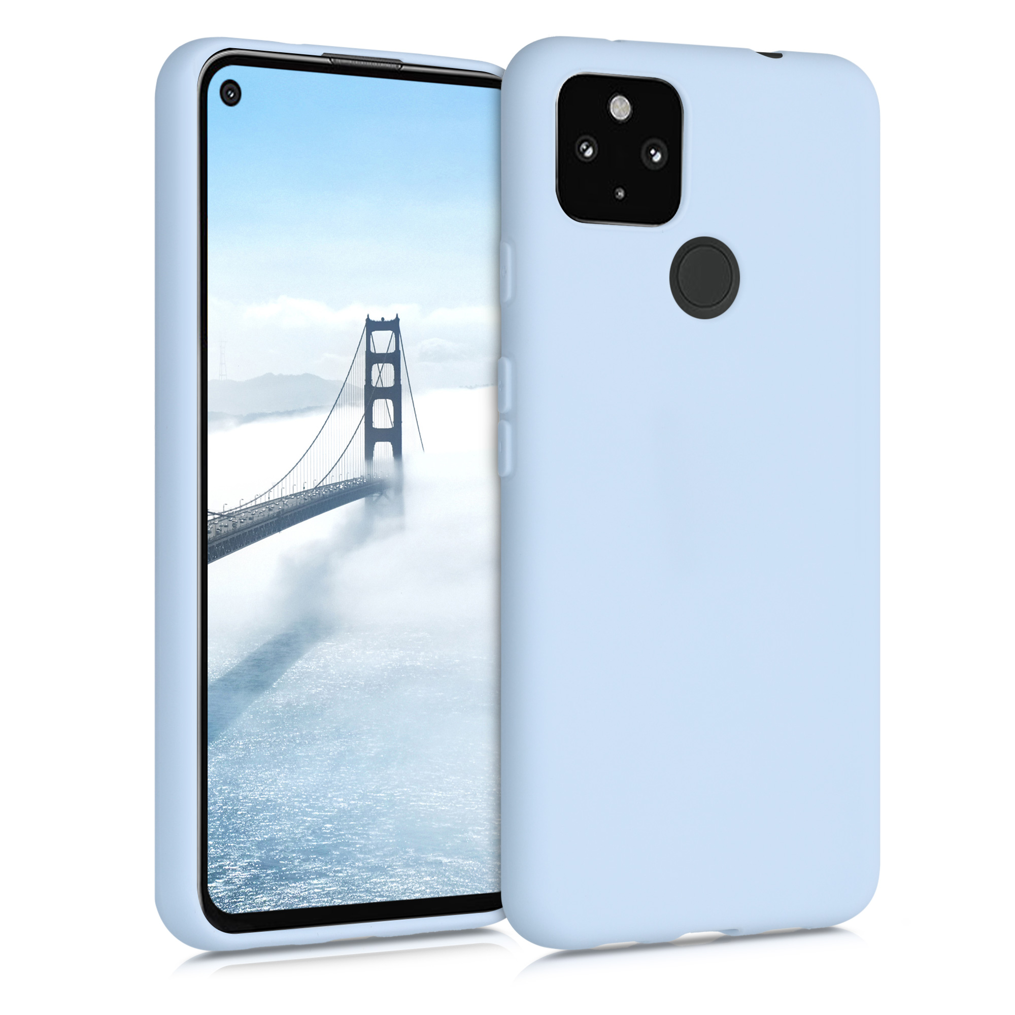 Zadní kryt kwmobile pro Google Pixel 4a - matná světle modrá