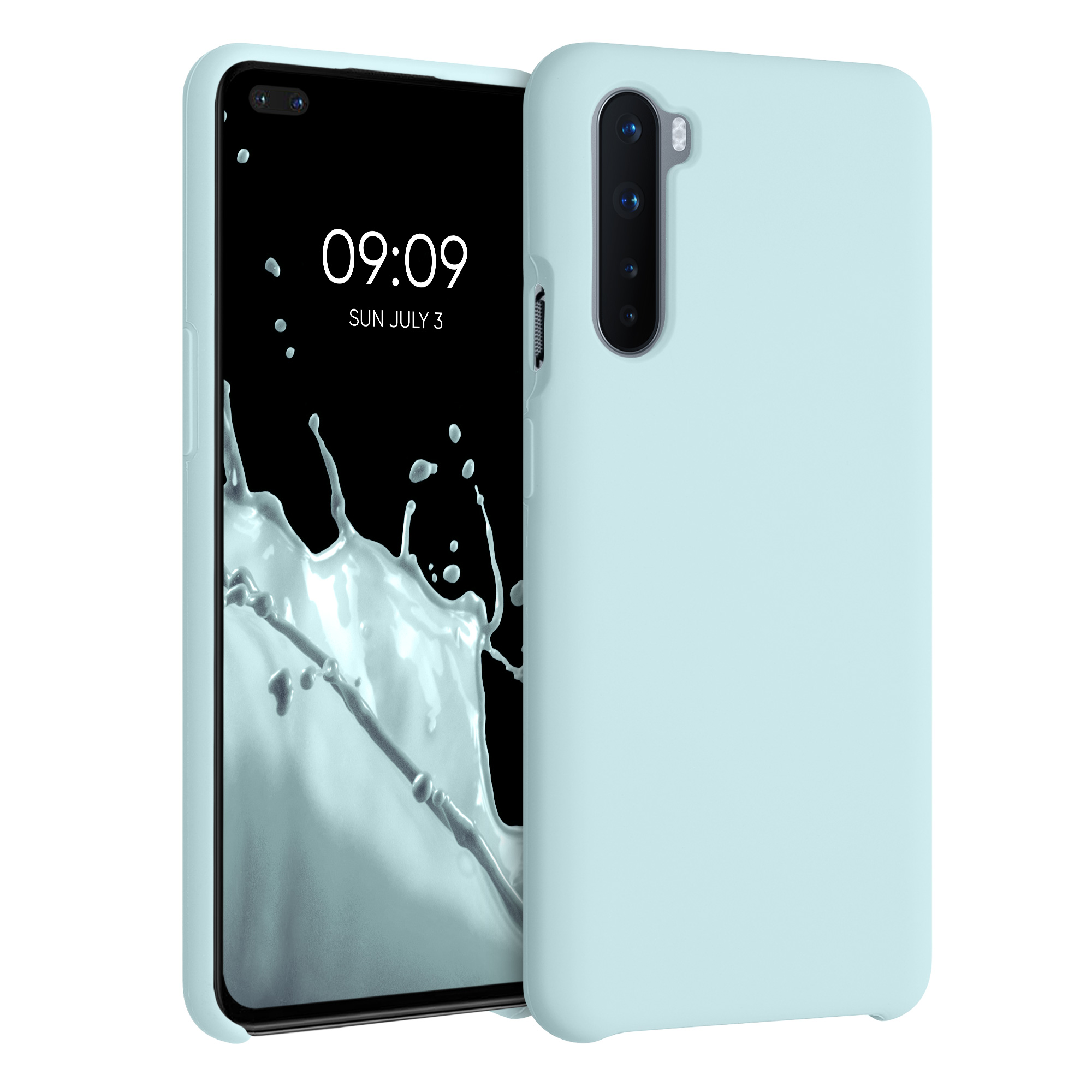 Kwmobile Silikonový kryt OnePlus Nord mintová