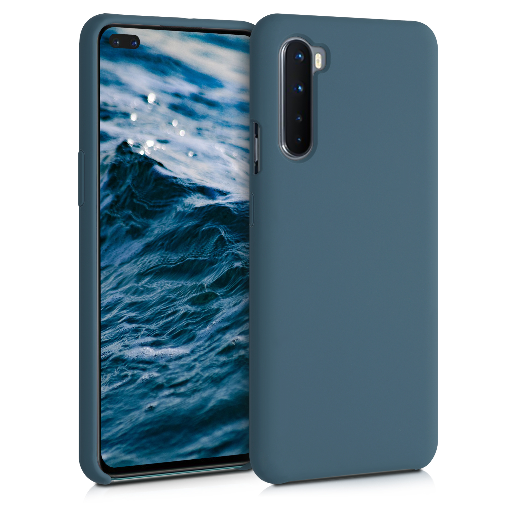 Kwmobile Silikonový kryt OnePlus Nord tmavě šedá