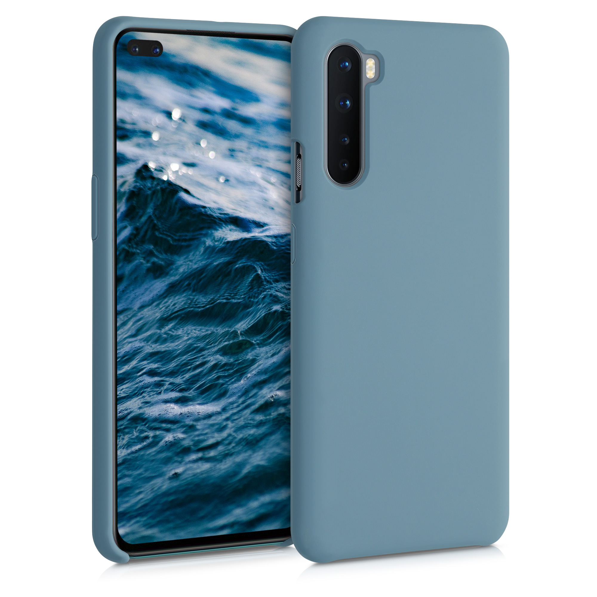 Kwmobile Silikonový kryt OnePlus Nord antik stone
