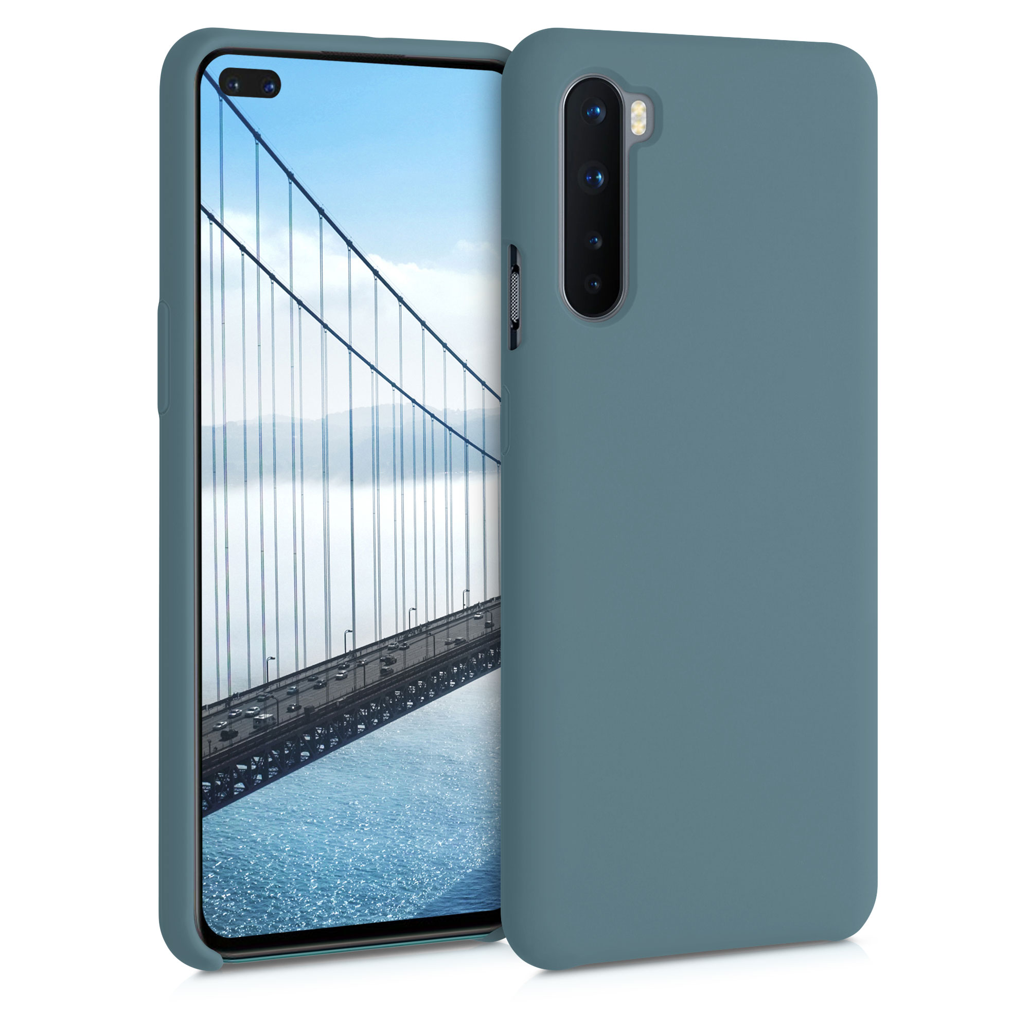 Kwmobile Silikonový kryt OnePlus Nord arkticky tmavá