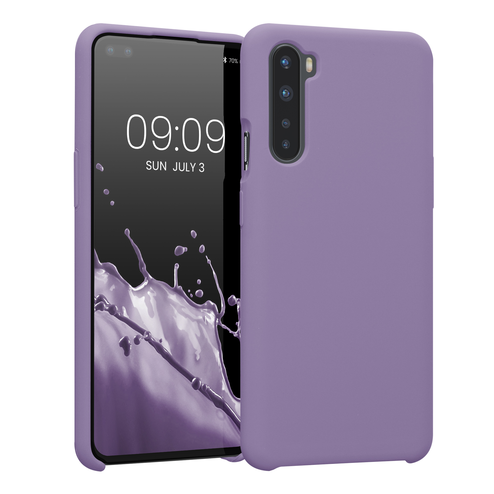 Kwmobile Silikonový kryt OnePlus Nord fialová