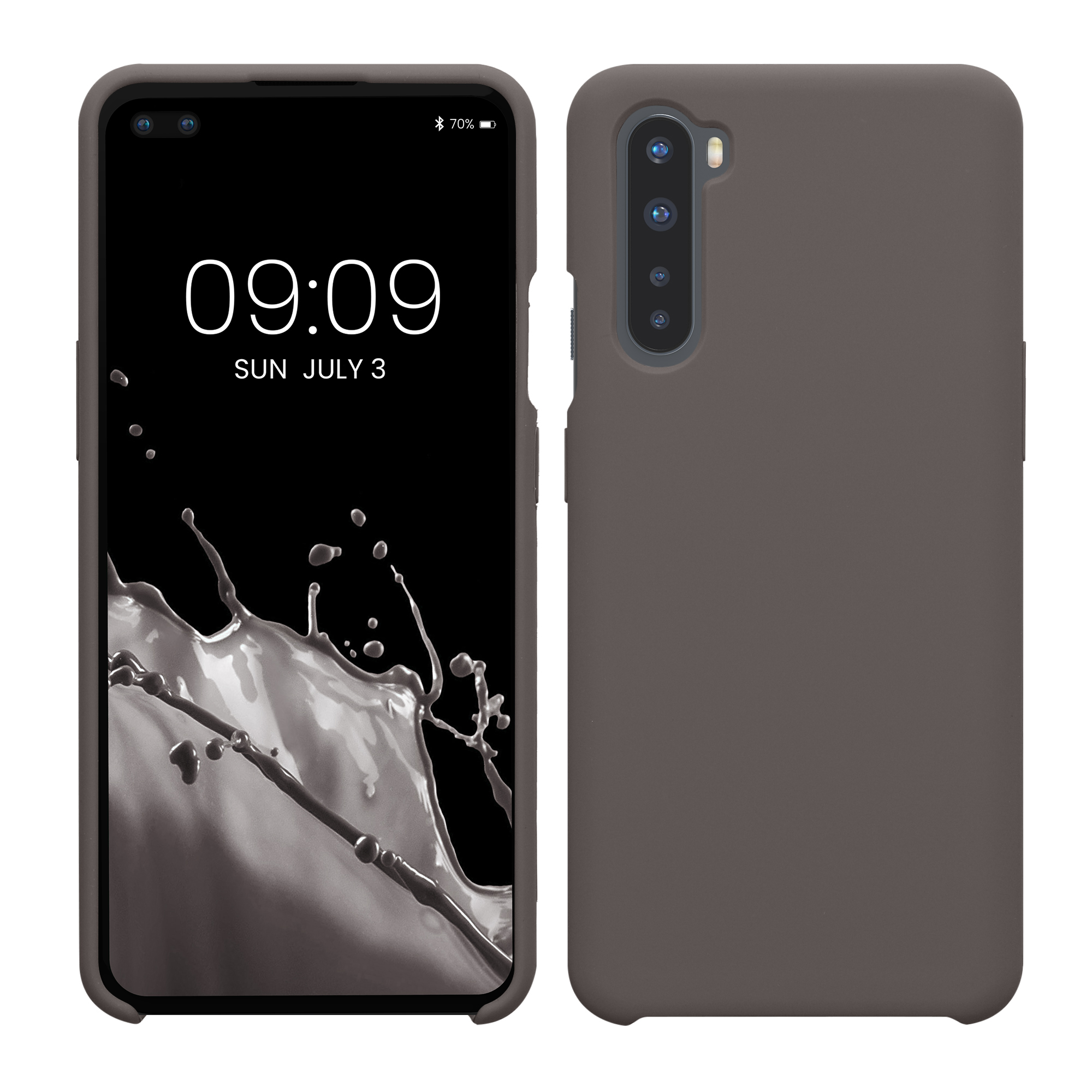 Kwmobile Silikonový kryt OnePlus Nord pískově šedá