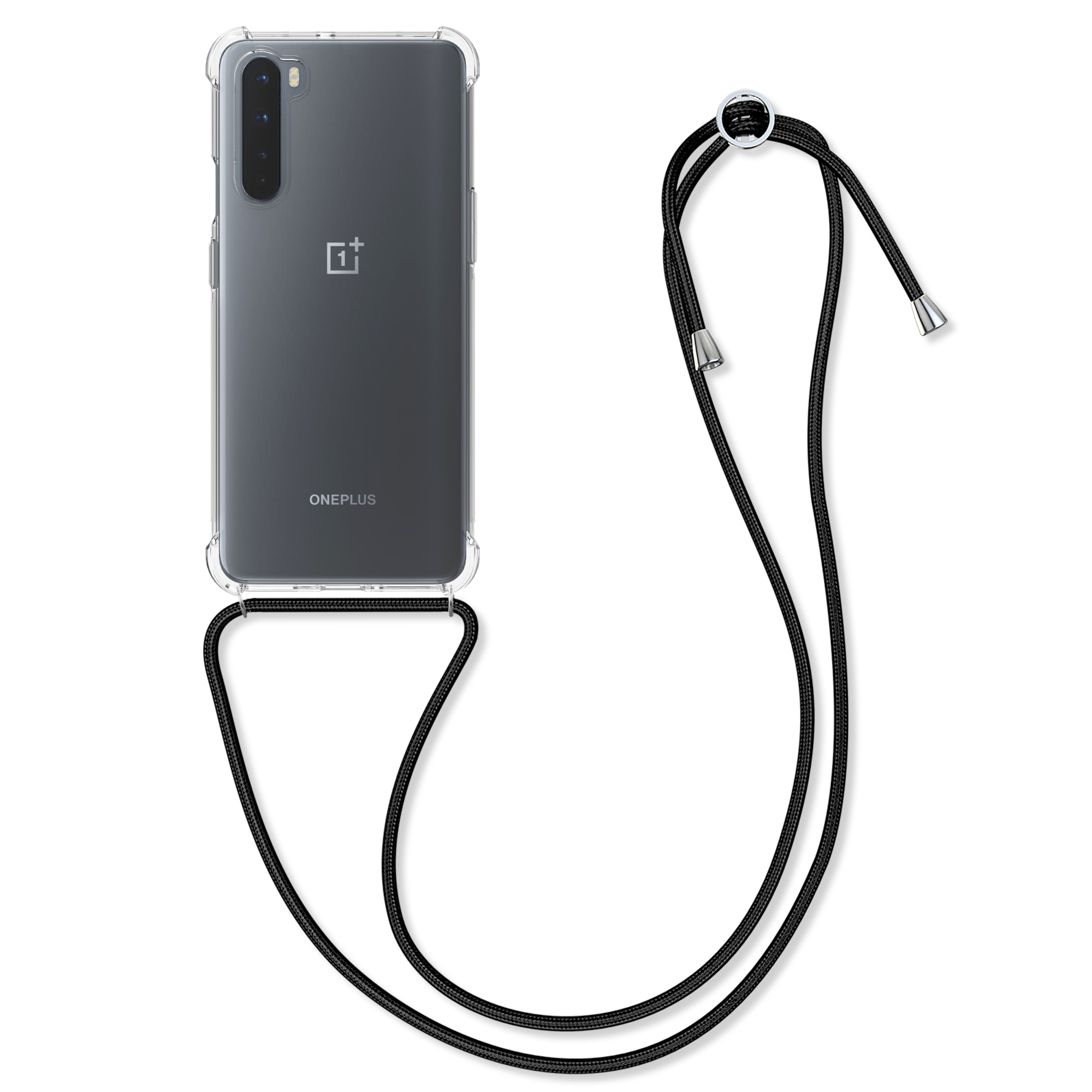 Kwmobile Crossbody pouzdro OnePlus Nord černá / transparentní
