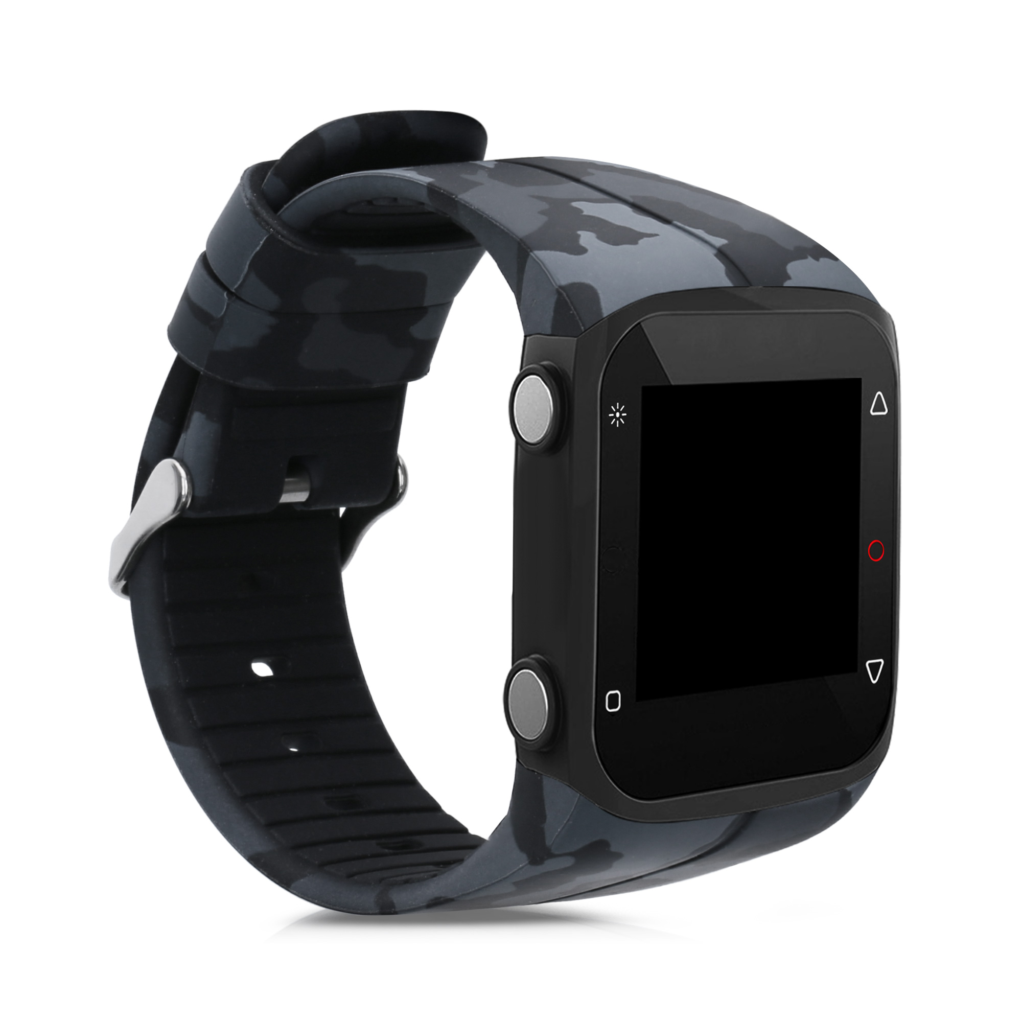 Řemínek kwmobile pro Polar M400 / M430, camouflage dark grey / black / light grey