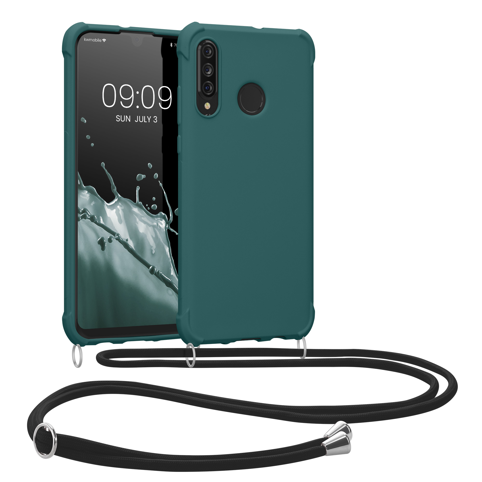 Crossbody kryt kwmobile Huawei P30 Lite, petrolejová