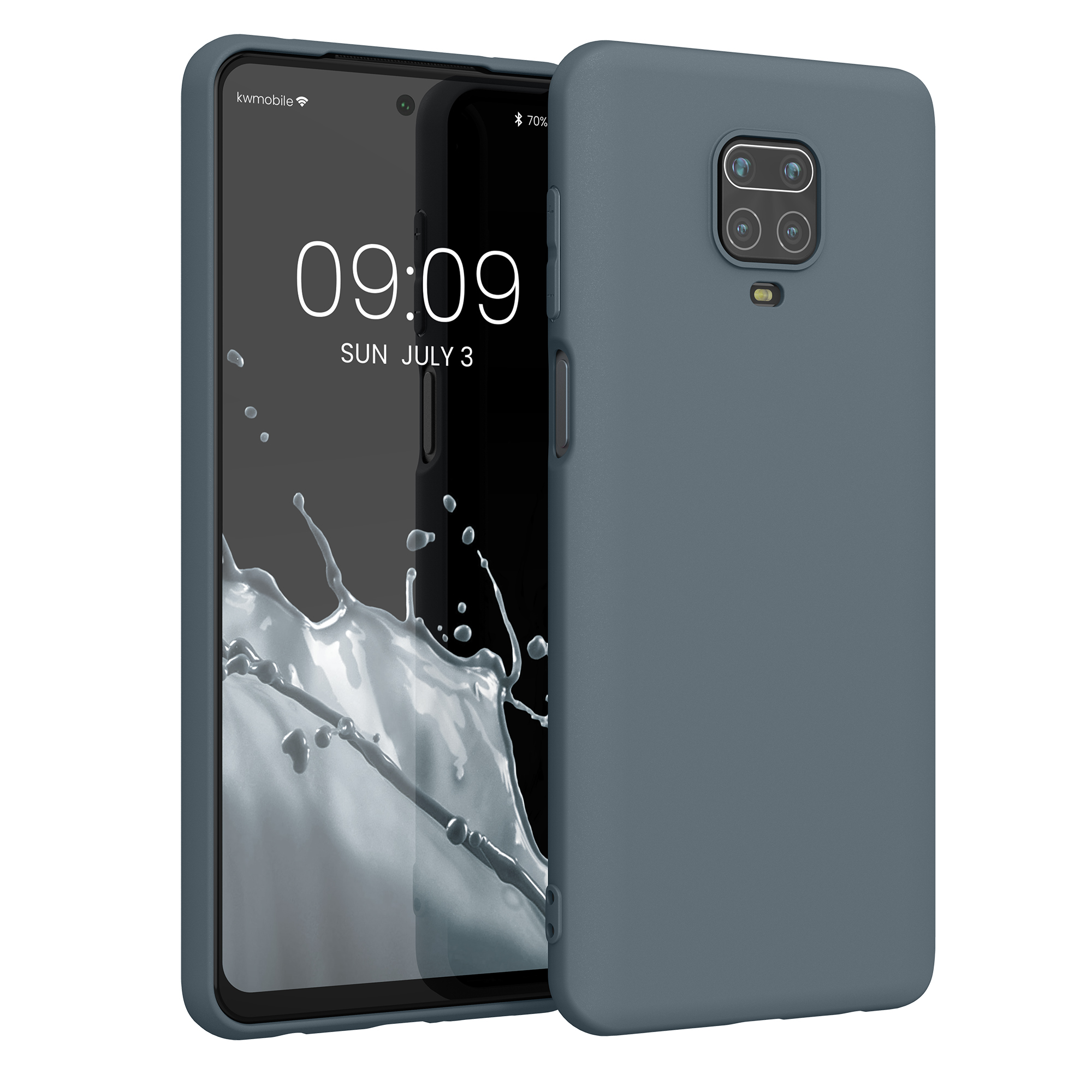 TPU kryt kwmobile pro Xiaomi Redmi Note 9S / 9 Pro / 9 Pro Max - tmavě šedá