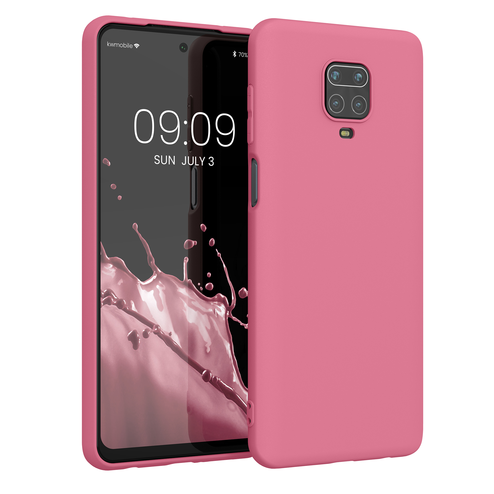 TPU kryt kwmobile pro Xiaomi Redmi Note 9S / 9 Pro / 9 Pro Max - sladce růžová