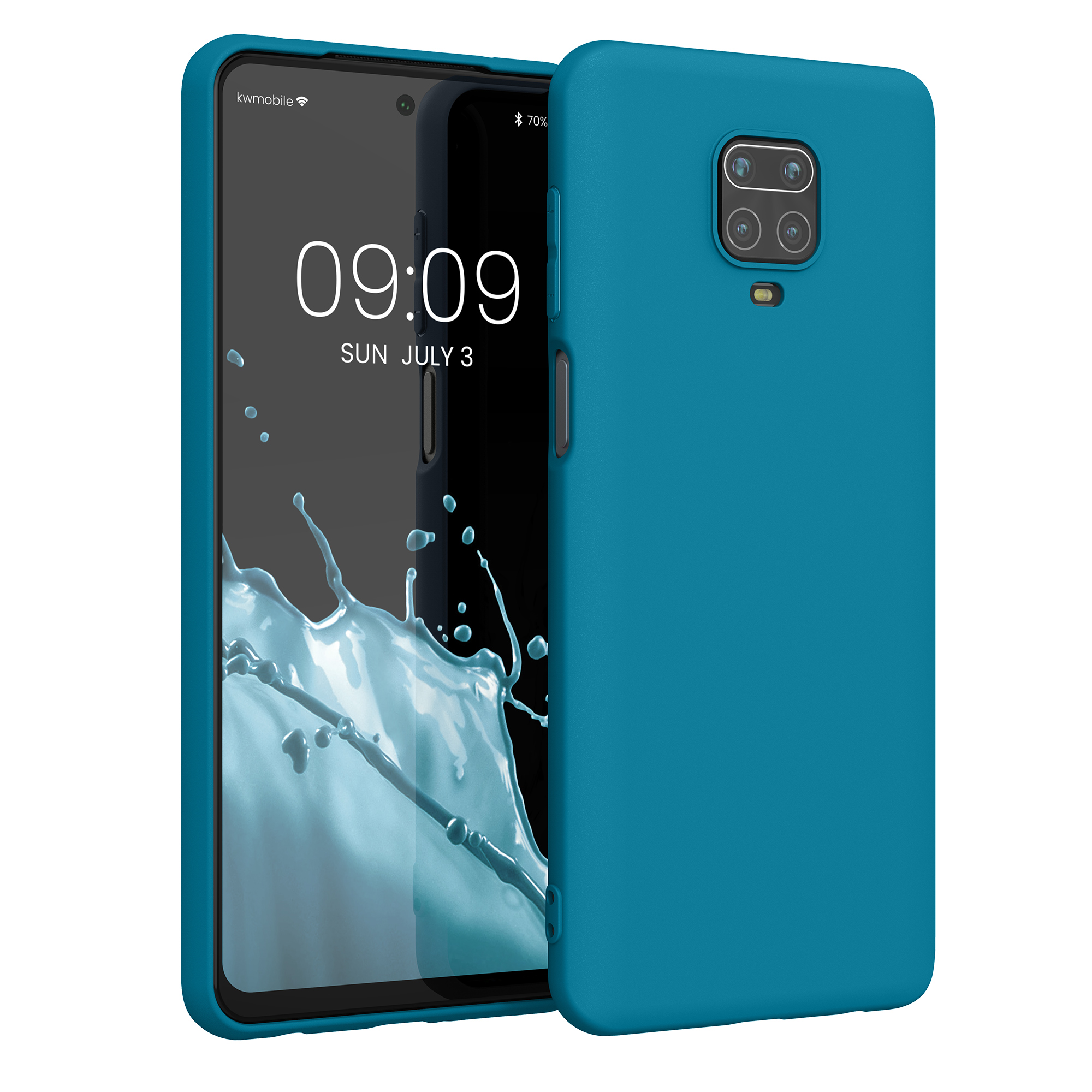 Pouzdro pro Xiaomi Redmi Note 9S / 9 Pro / 9 Pro Max kwmobile TPU - karibská modrá
