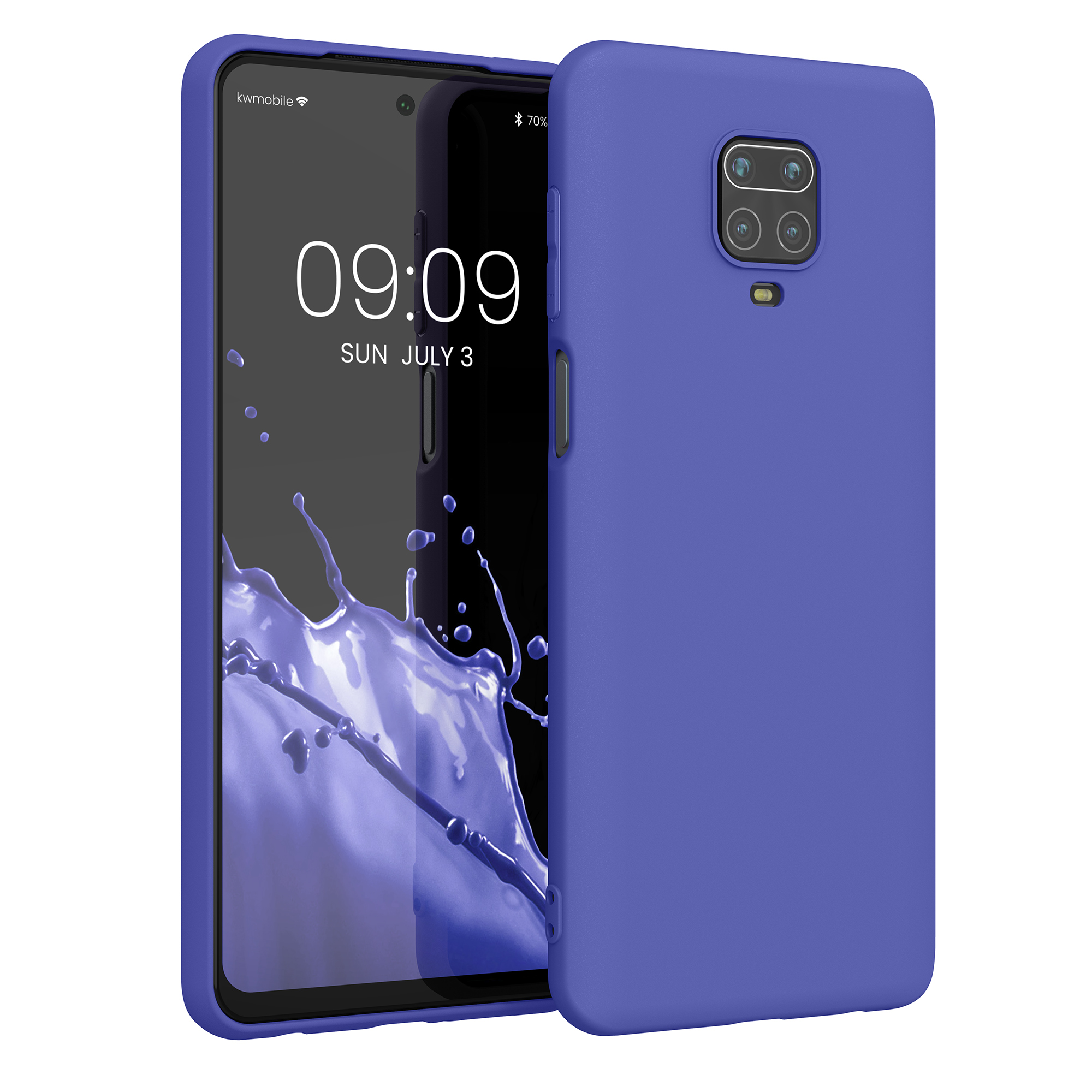 TPU kryt kwmobile pro Xiaomi Redmi Note 9S / 9 Pro / 9 Pro Max - modrofialová