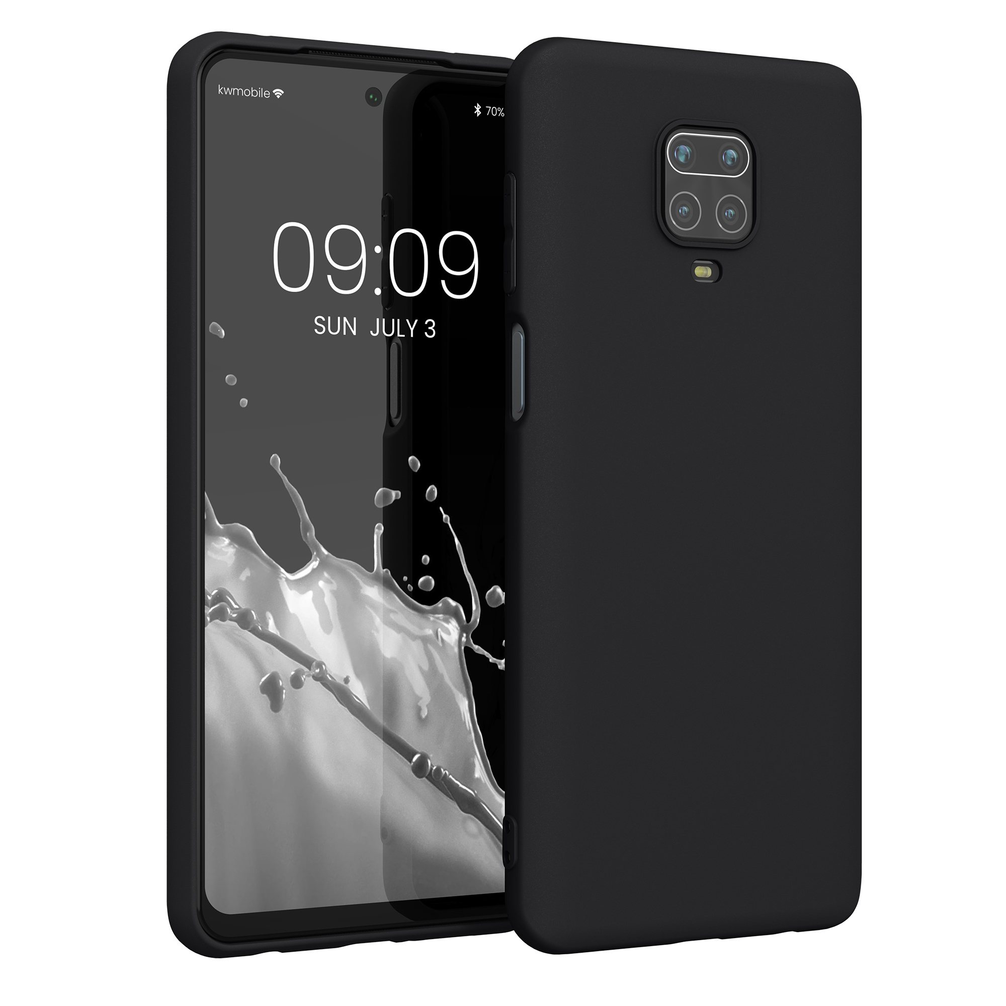Pouzdro pro Xiaomi Redmi Note 9S / 9 Pro / 9 Pro Max kwmobile TPU - matná černá