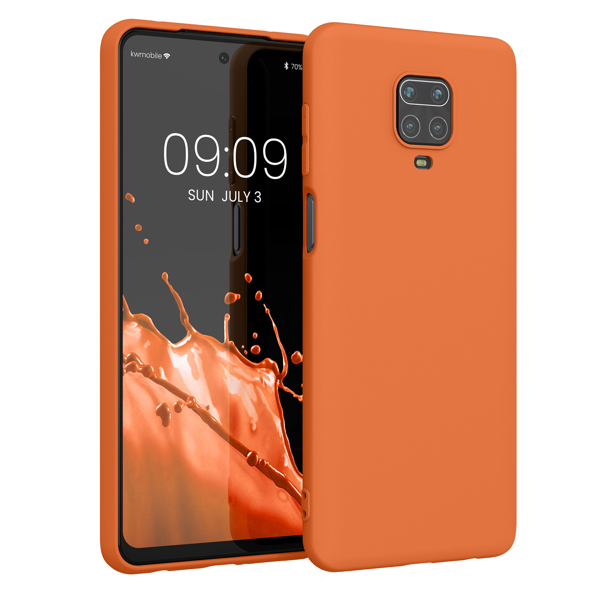 TPU kryt kwmobile pro Xiaomi Redmi Note 9S / 9 Pro / 9 Pro Max - teplá meruňková