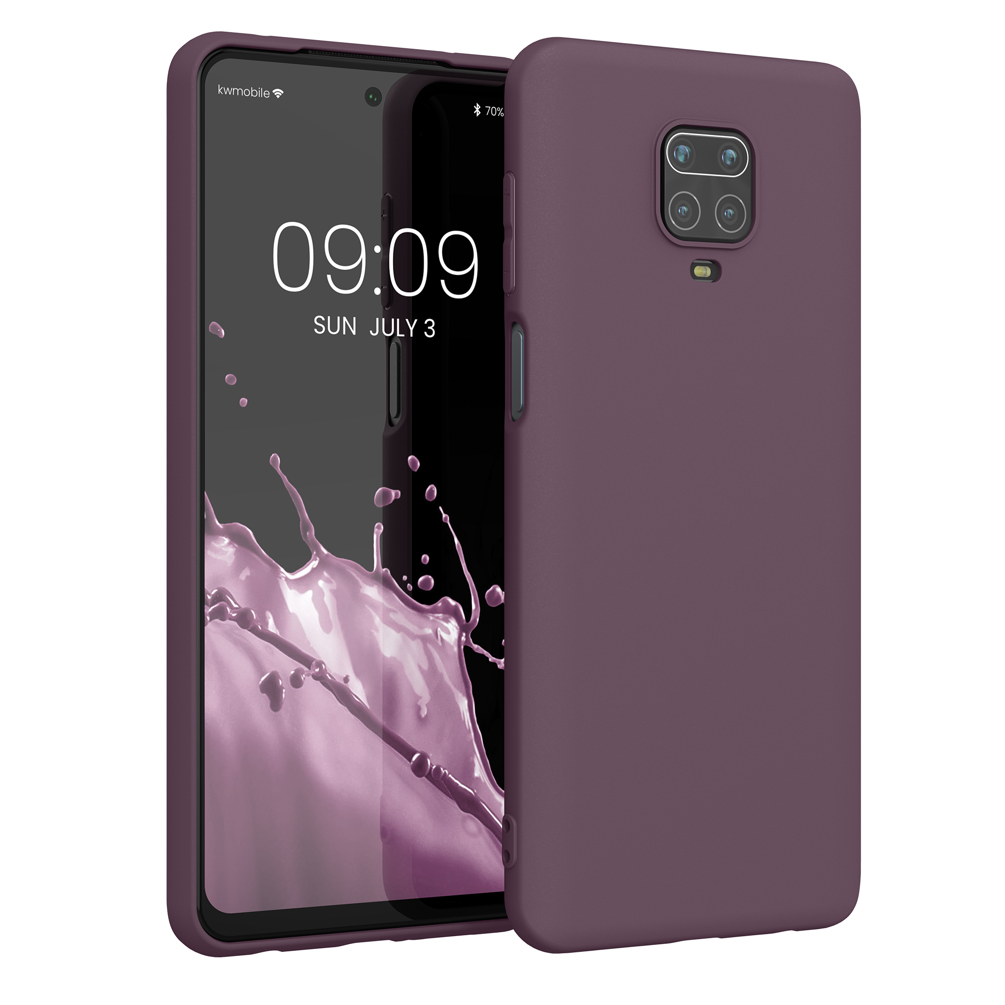 TPU kryt kwmobile pro Xiaomi Redmi Note 9S / 9 Pro / 9 Pro Max - světle fialová