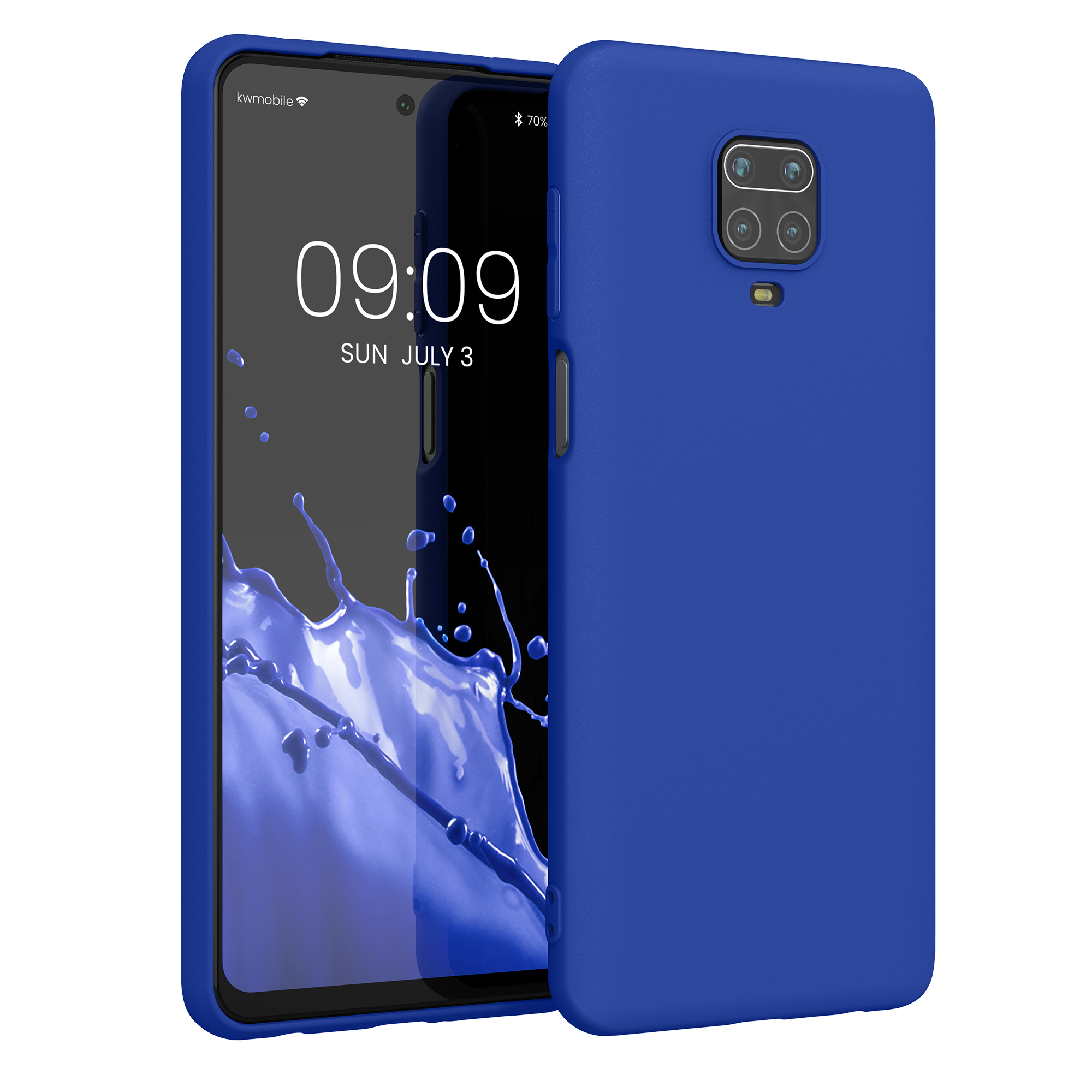 TPU kryt pro Xiaomi Redmi Note 9S / 9 Pro / 9 Pro Max, nárazuvzdorný, pro bezdrátové nabíjení kwmobile ‑ baltská modrá