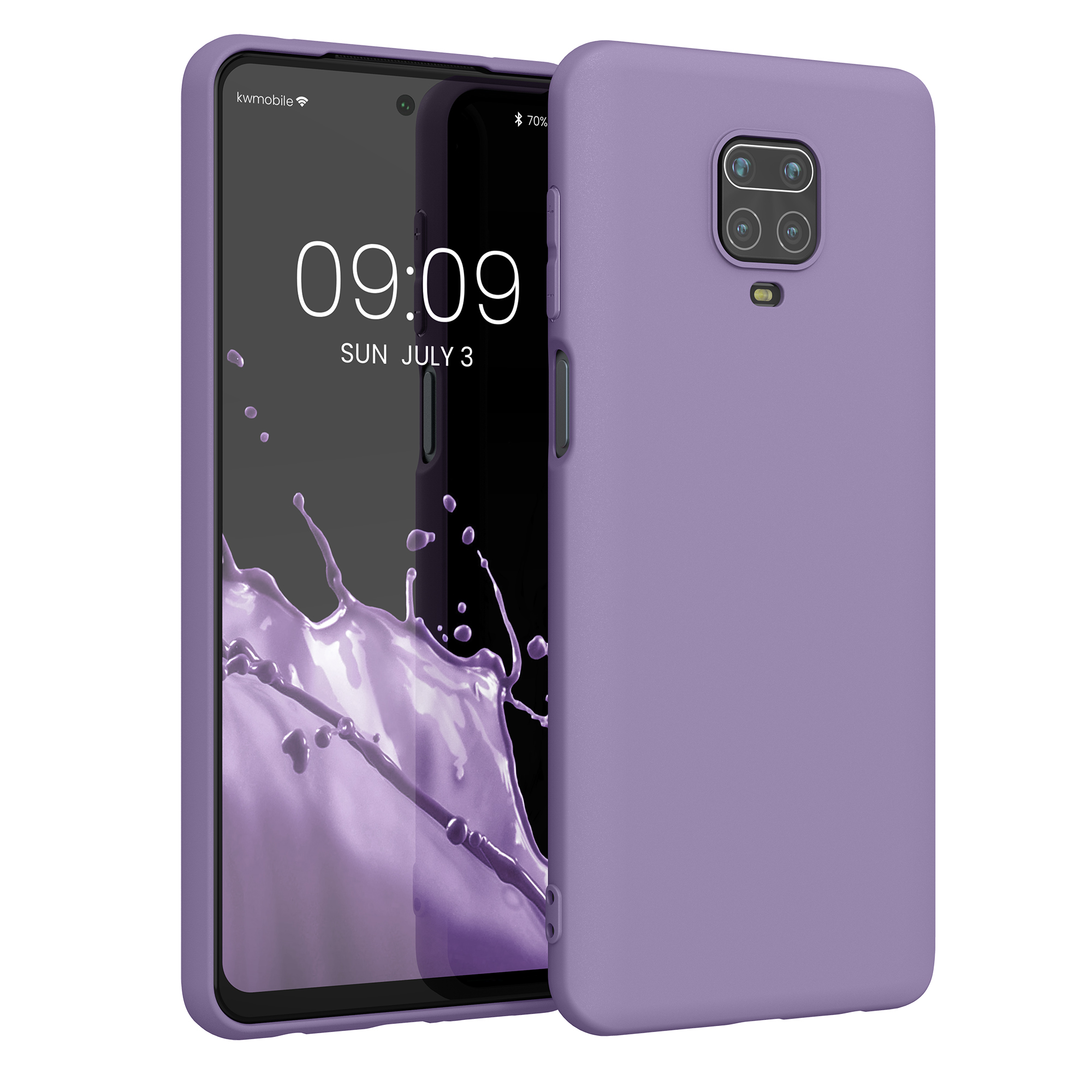 TPU kryt kwmobile pro Xiaomi Redmi Note 9S / 9 Pro / 9 Pro Max - fialová