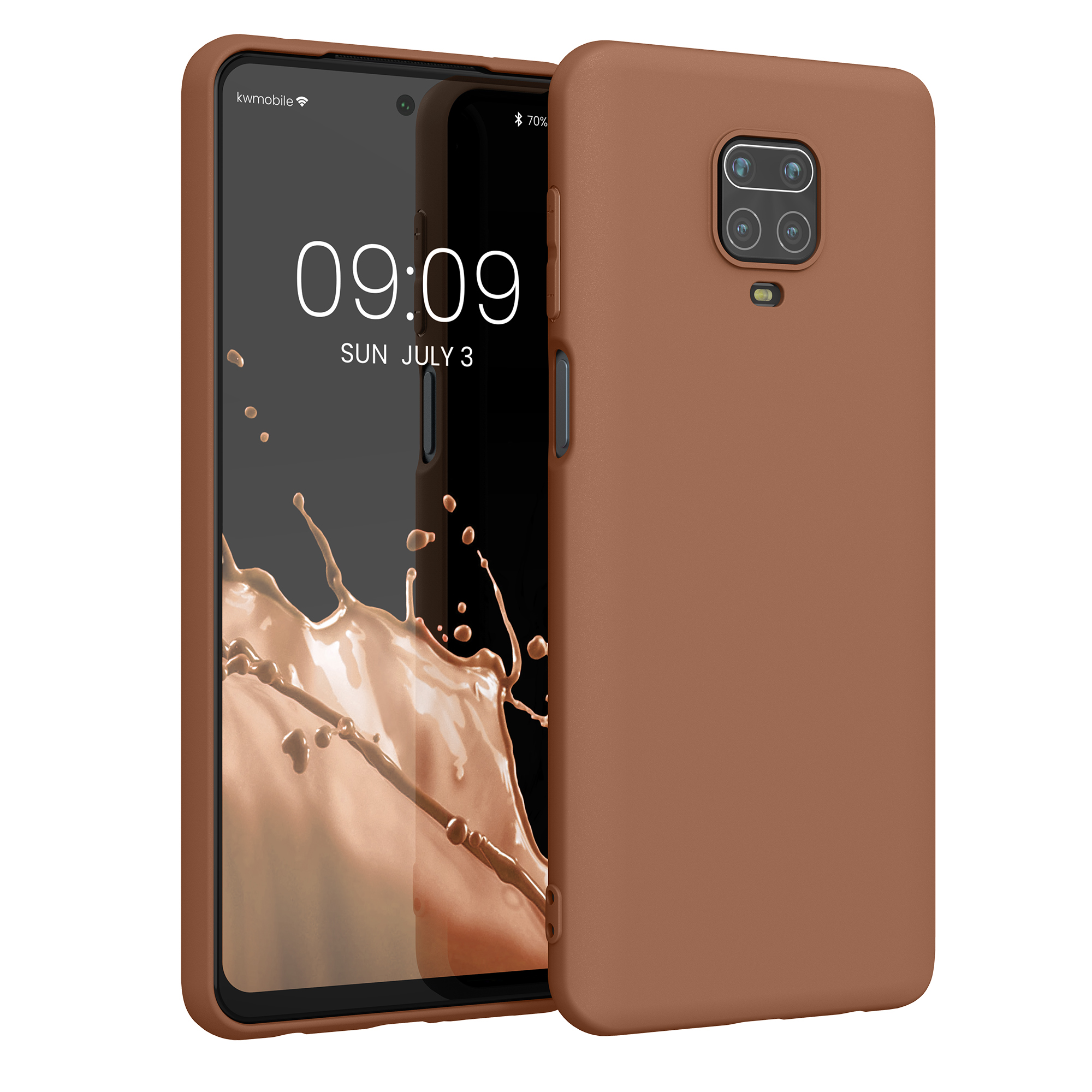 TPU kryt kwmobile pro Xiaomi Redmi Note 9S / 9 Pro / 9 Pro Max - moka