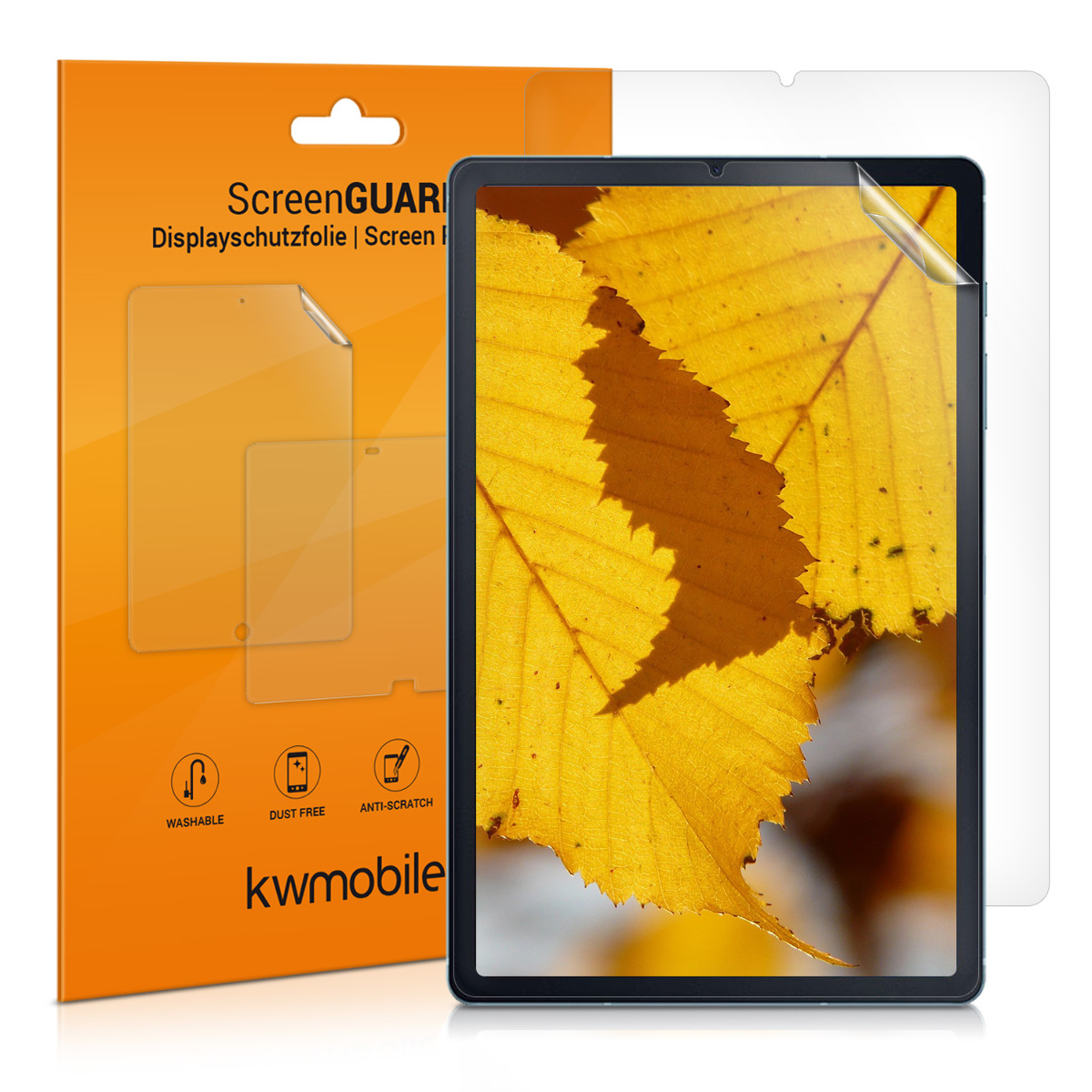 2x Ochranná fólie na tablet Galaxy Tab S6 Lite (2024/2022/2020) kwmobile anti-fingerprint