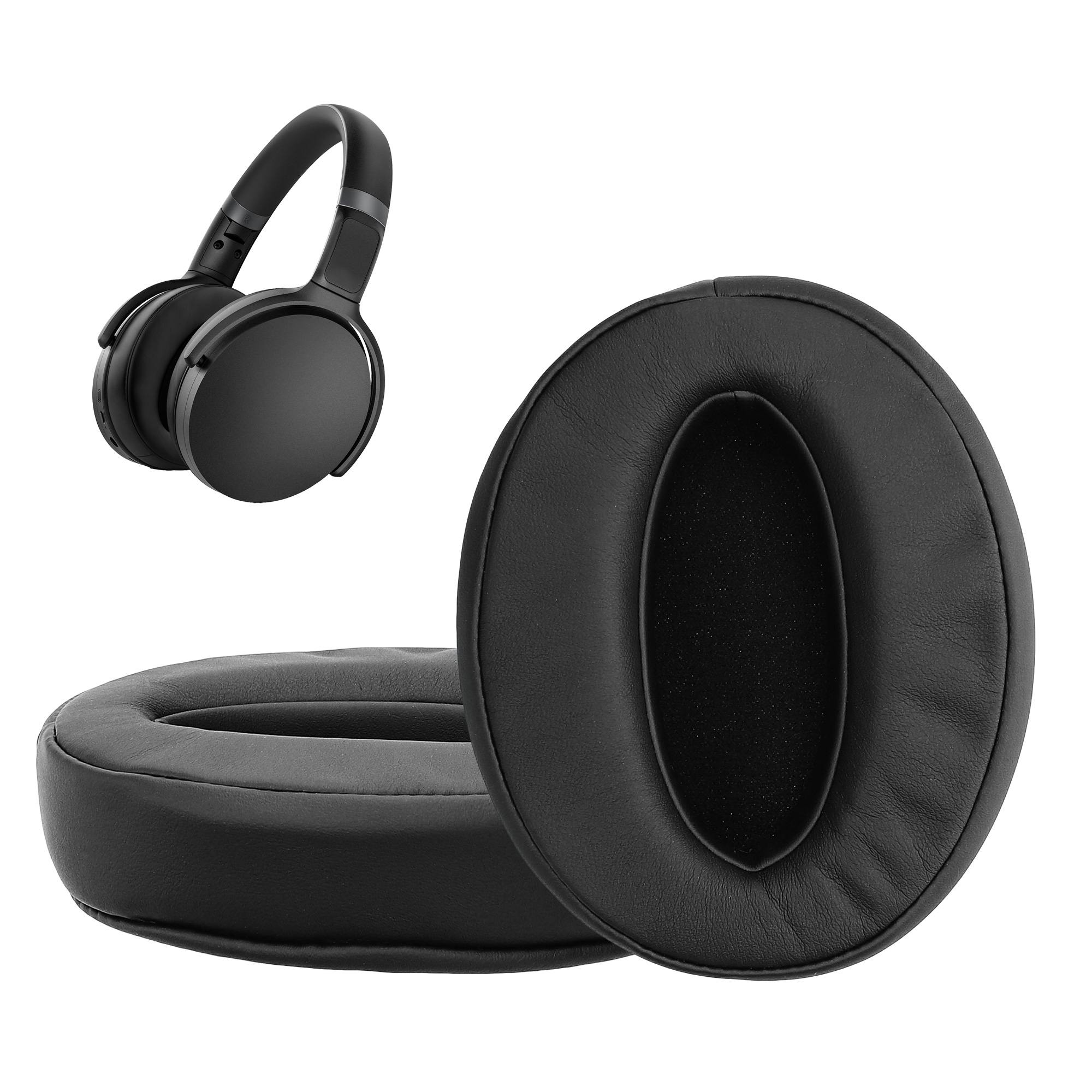 2x Náušníky na sluchátka kwmobile pro Sennheiser HD450BT / HD350BT Ear Pads - černá