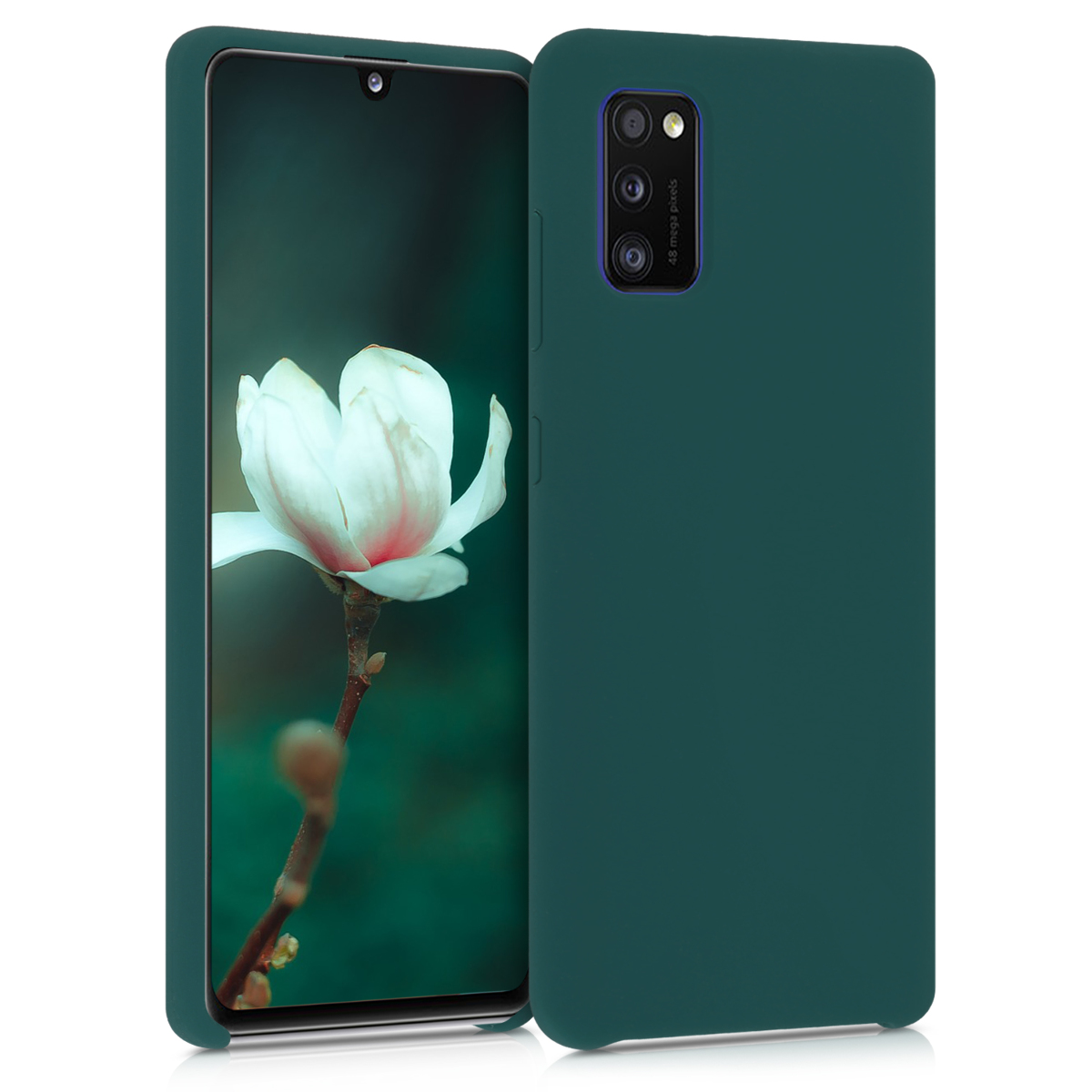 Kryt na mobil Samsung Galaxy A41 kwmobile TPU Tyrkysová zelená