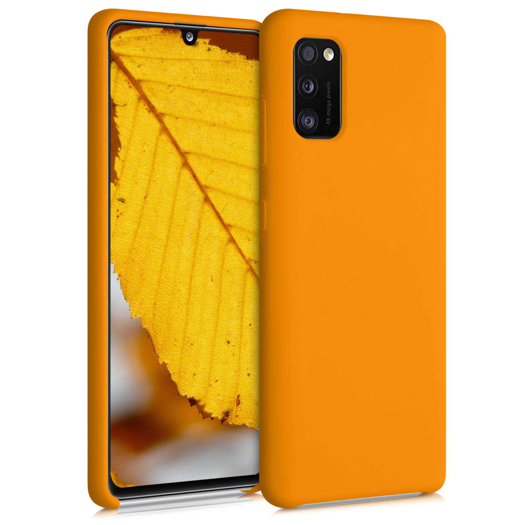 Kryt na mobil Samsung Galaxy A41 kwmobile TPU Meruňková