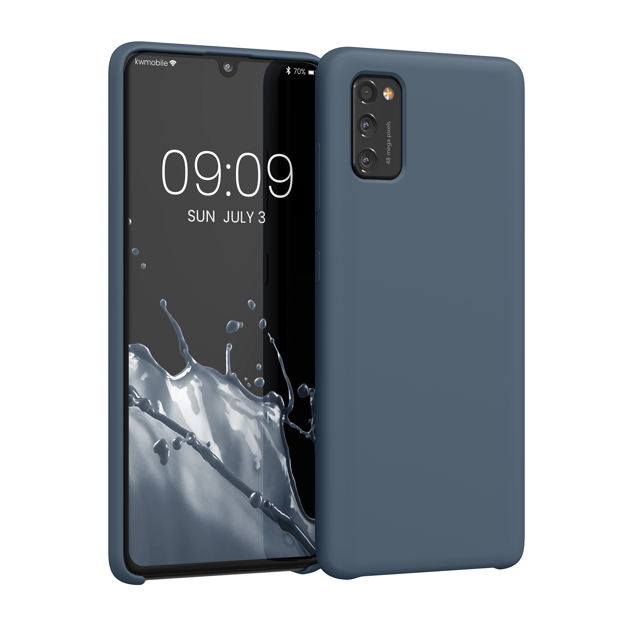 Kryt na mobil Samsung Galaxy A41 kwmobile TPU Tmavě břidlicová