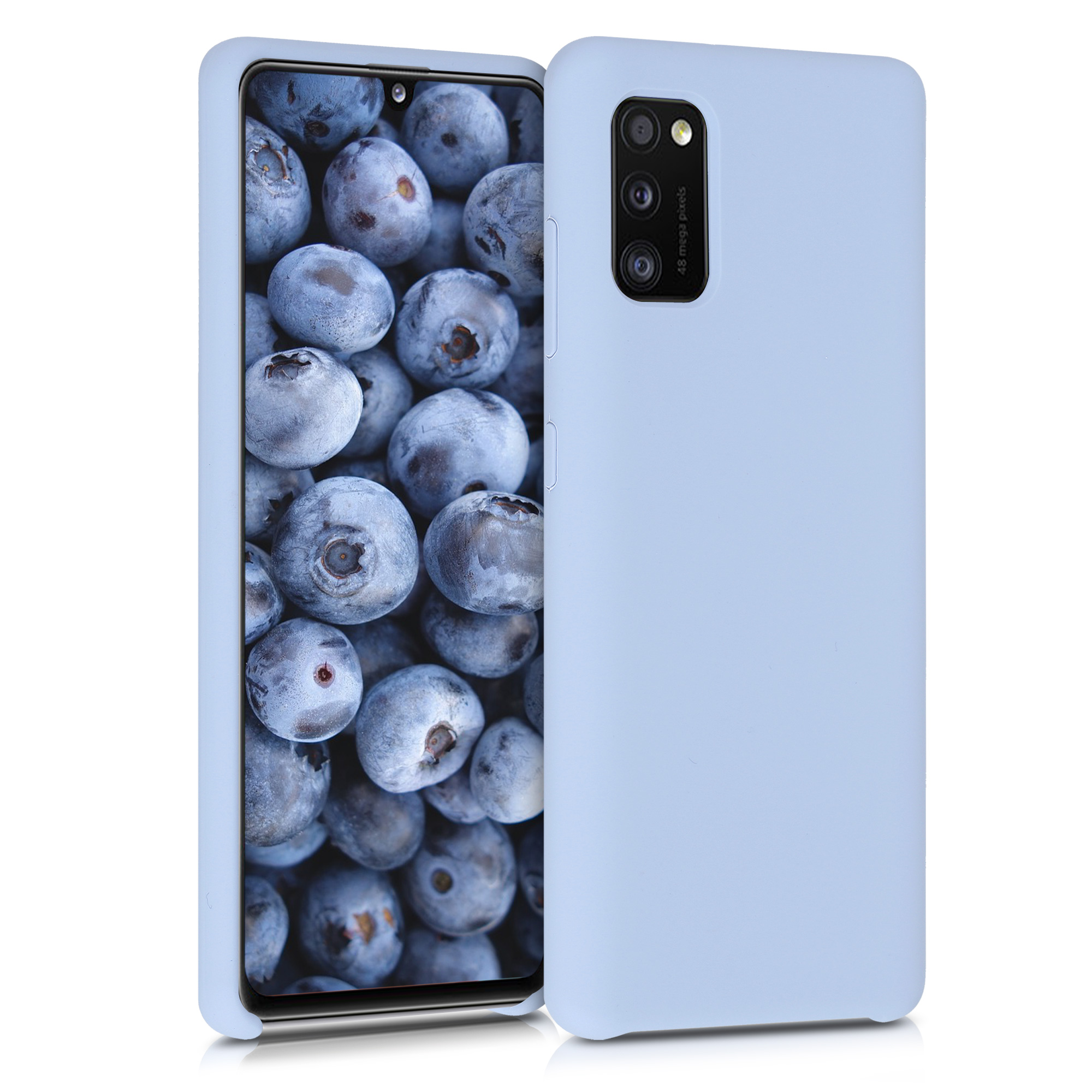 Kryt na mobil Samsung Galaxy A41 kwmobile TPU Matná světle modrá