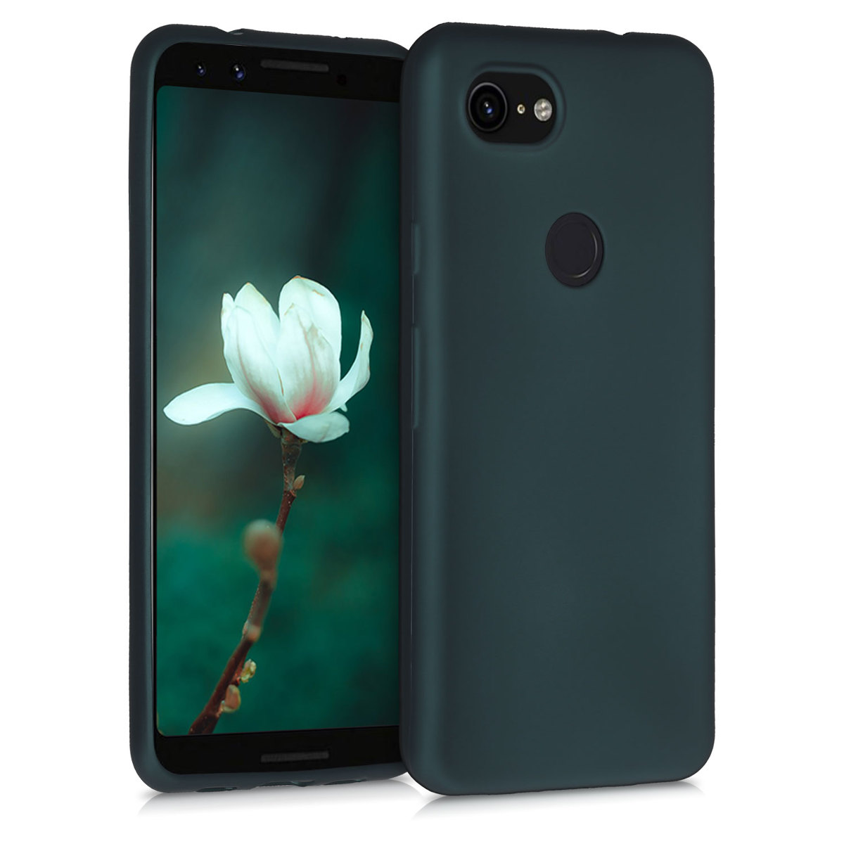 Zadní kryt kwmobile pro Google Pixel 3a - metalická petrolejová