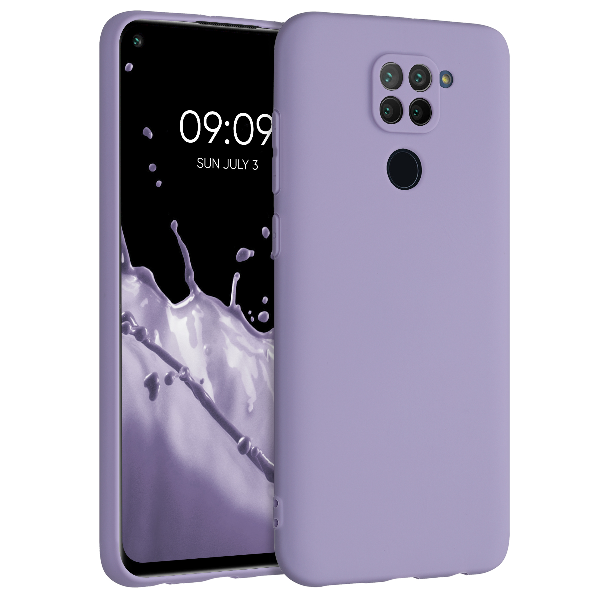 TPU kryt kwmobile pro Xiaomi Redmi Note 9 - fialová