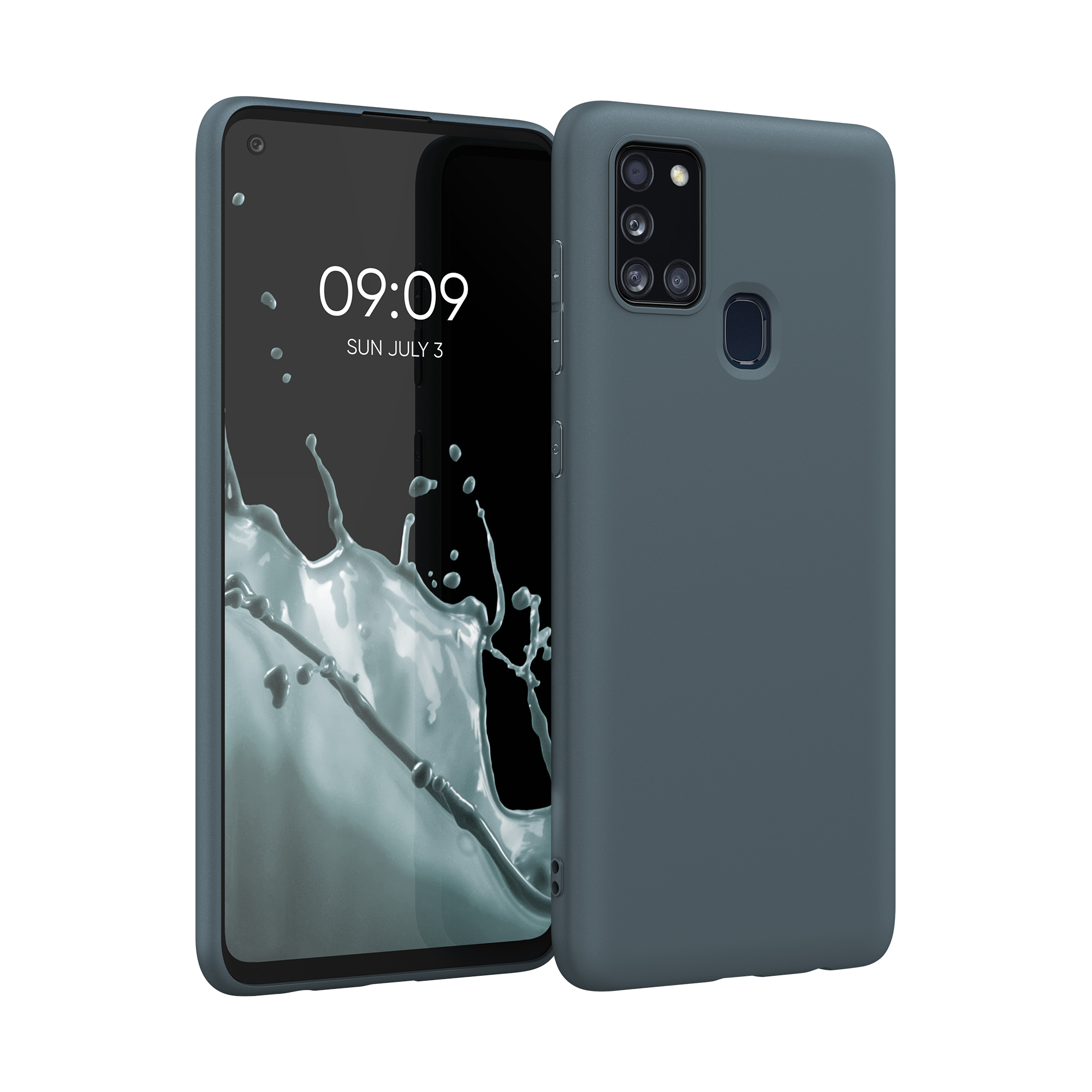 Kryt na mobil Samsung Galaxy A21s kwmobile TPU Tmavě břidlicová