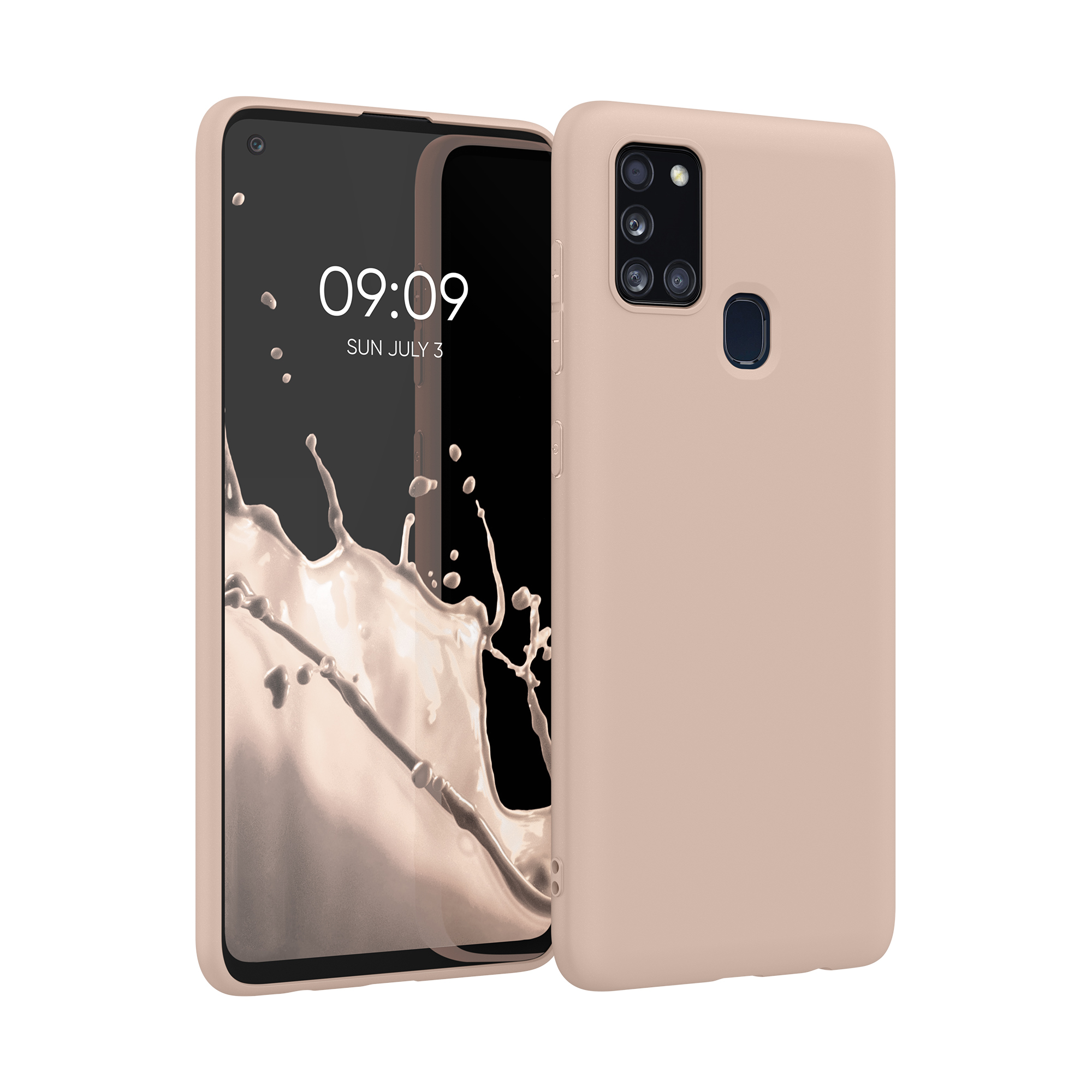 Kryt na mobil Samsung Galaxy A21s kwmobile TPU Kokosový vír