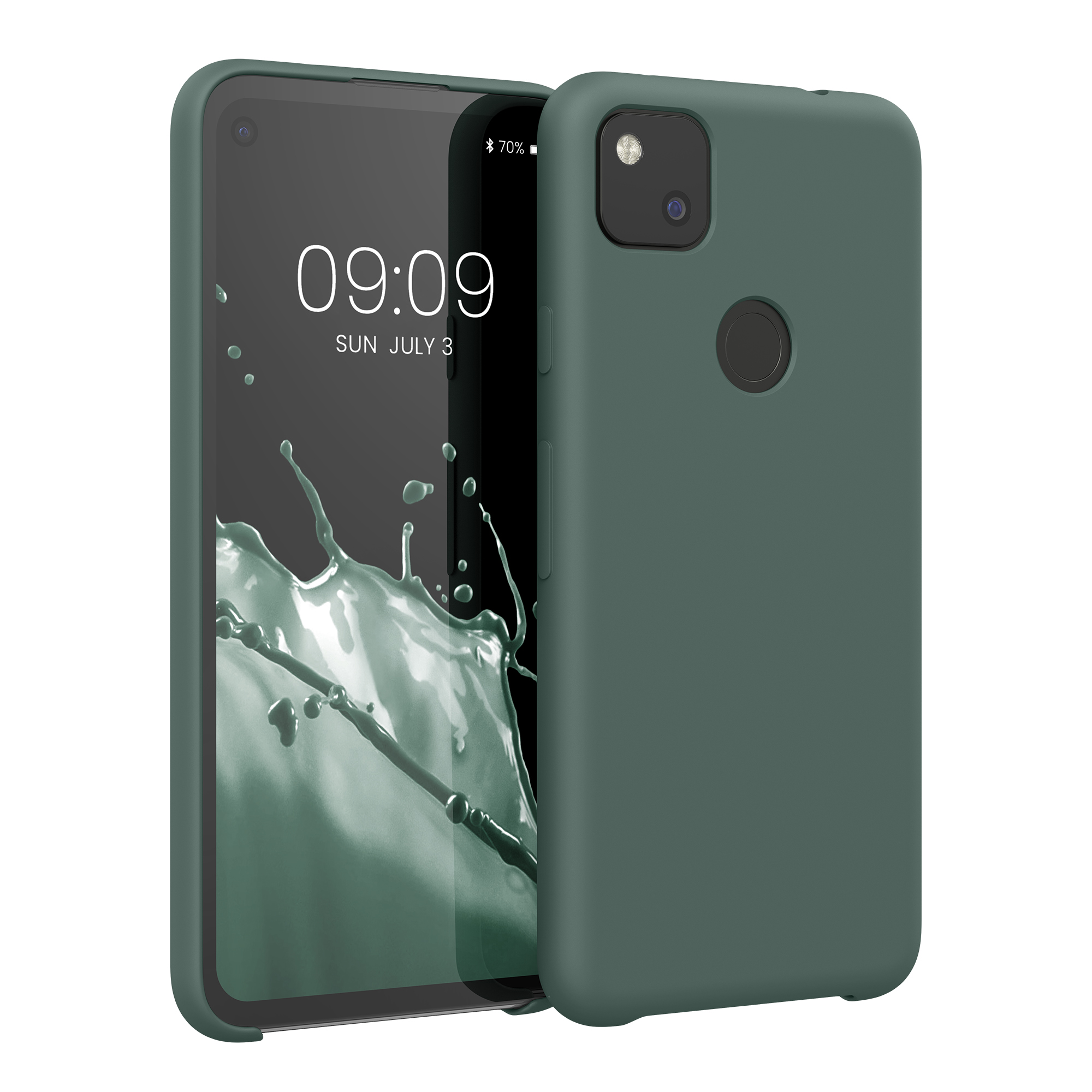 Pouzdro pro Google Pixel 4a kwmobile silikonové - modrozelená