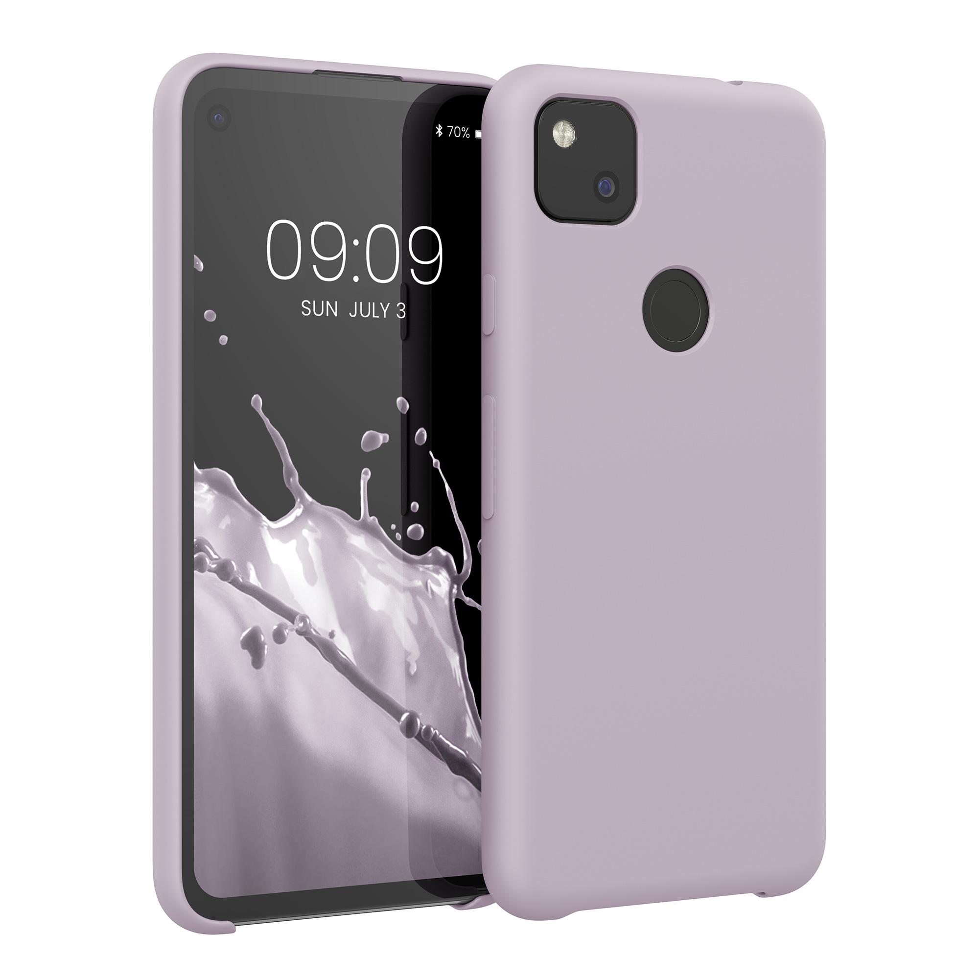 Zadní kryt kwmobile pro Google Pixel 4a - wireless charging purple cloud