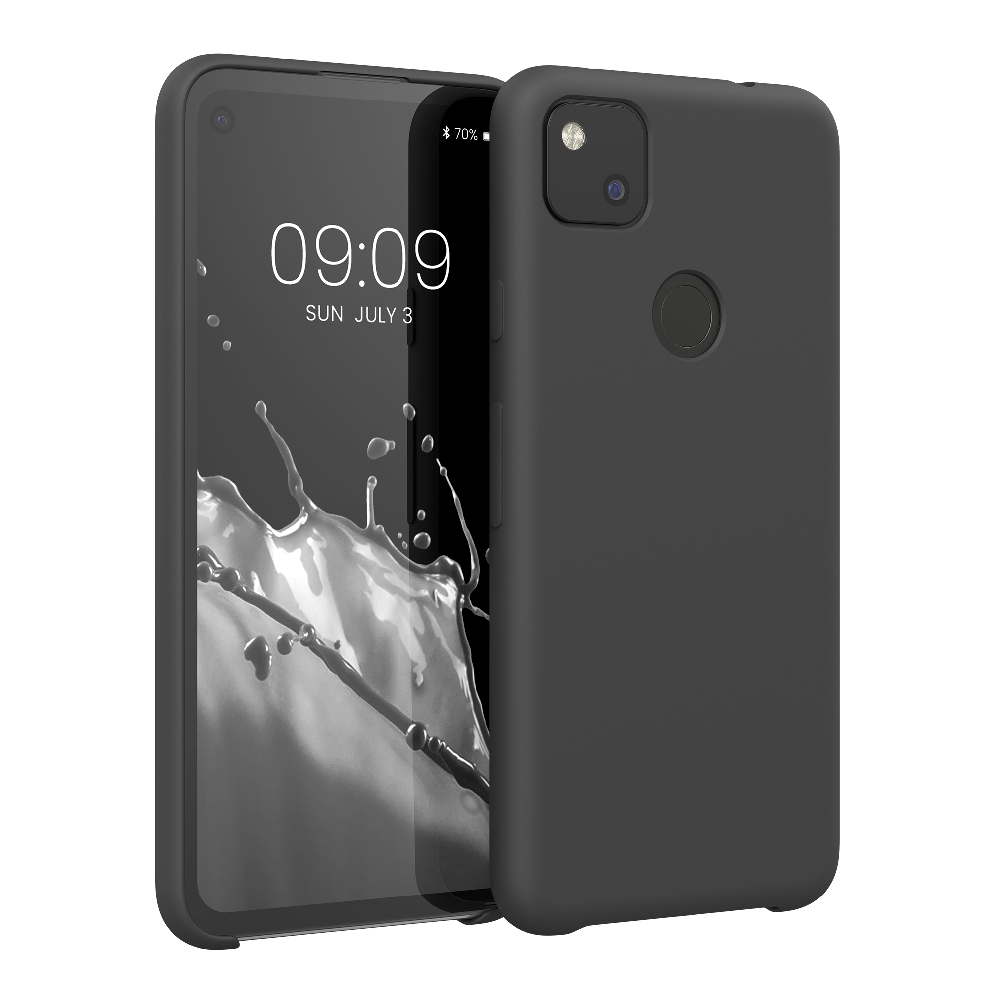Zadní kryt kwmobile pro Google Pixel 4a - wireless charging černá matte