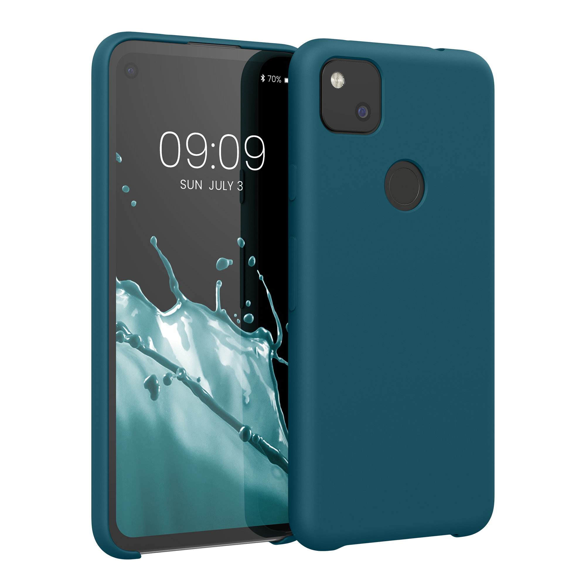 Zadní kryt kwmobile pro Google Pixel 4a - wireless charging teal matte