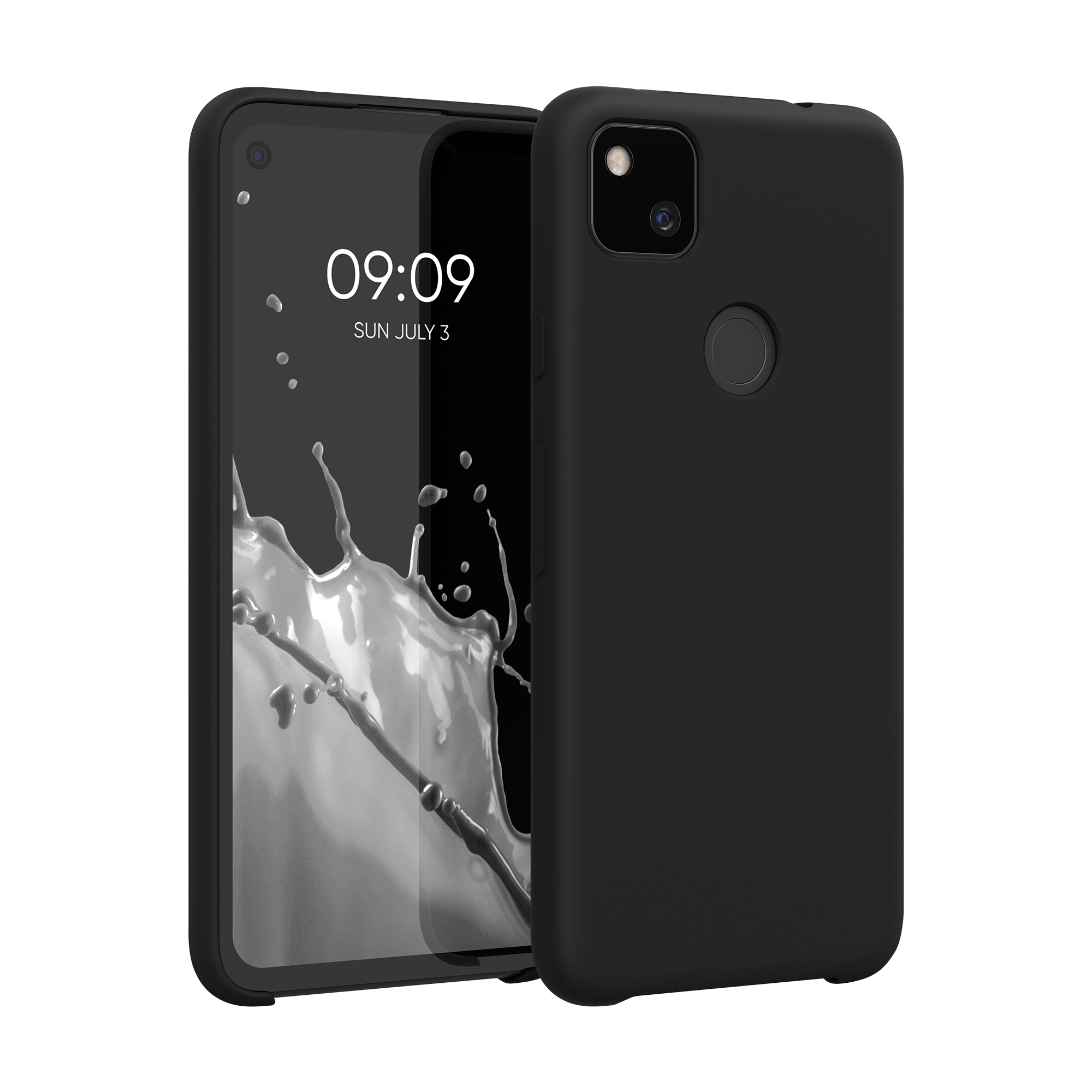 Pouzdro pro Google Pixel 4a kwmobile silikonové - černá