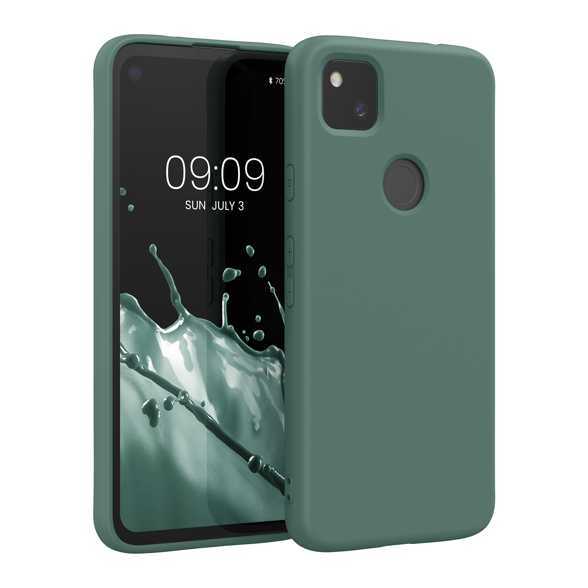 Zadní kryt kwmobile pro Google Pixel 4a - lesní zelená
