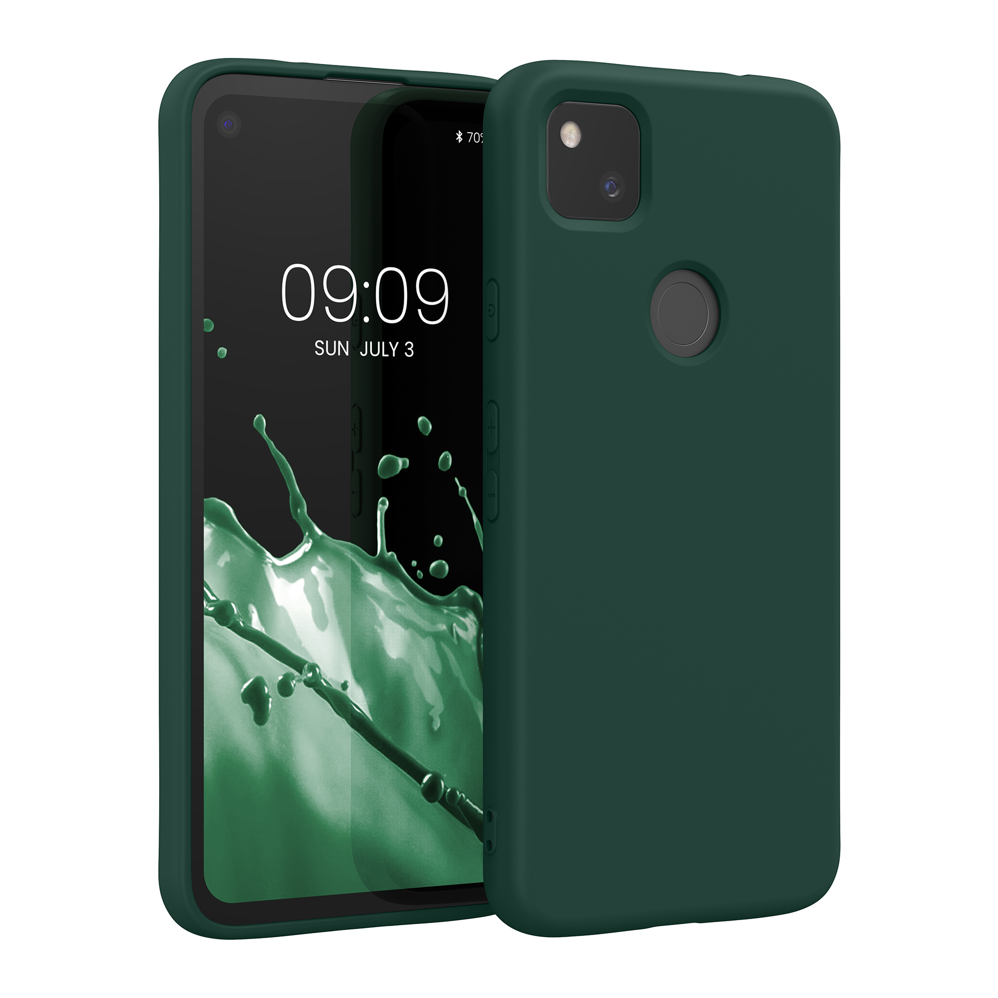 Zadní kryt kwmobile pro Google Pixel 4a - mechově zelená
