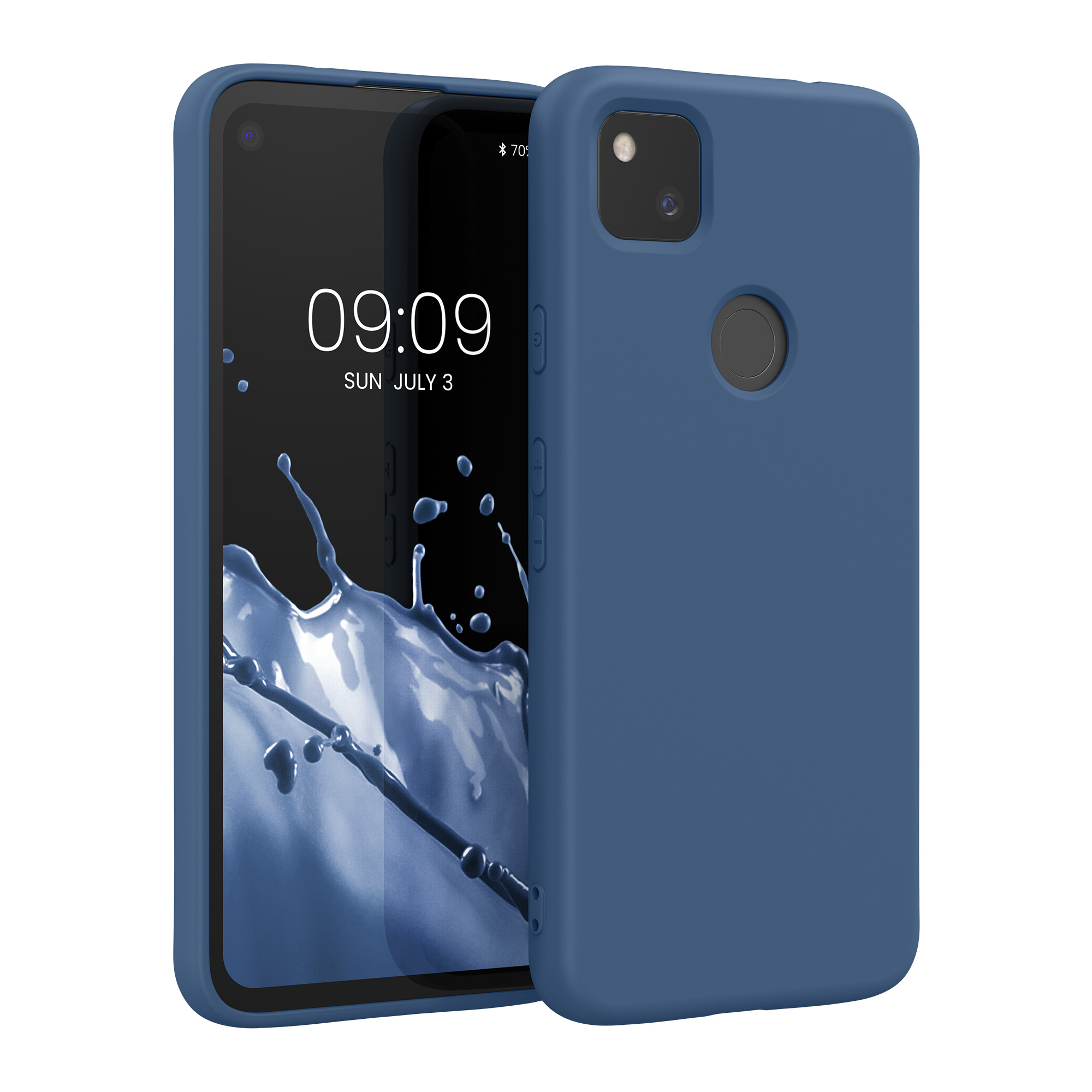 Zadní kryt kwmobile pro Google Pixel 4a - dark modrá