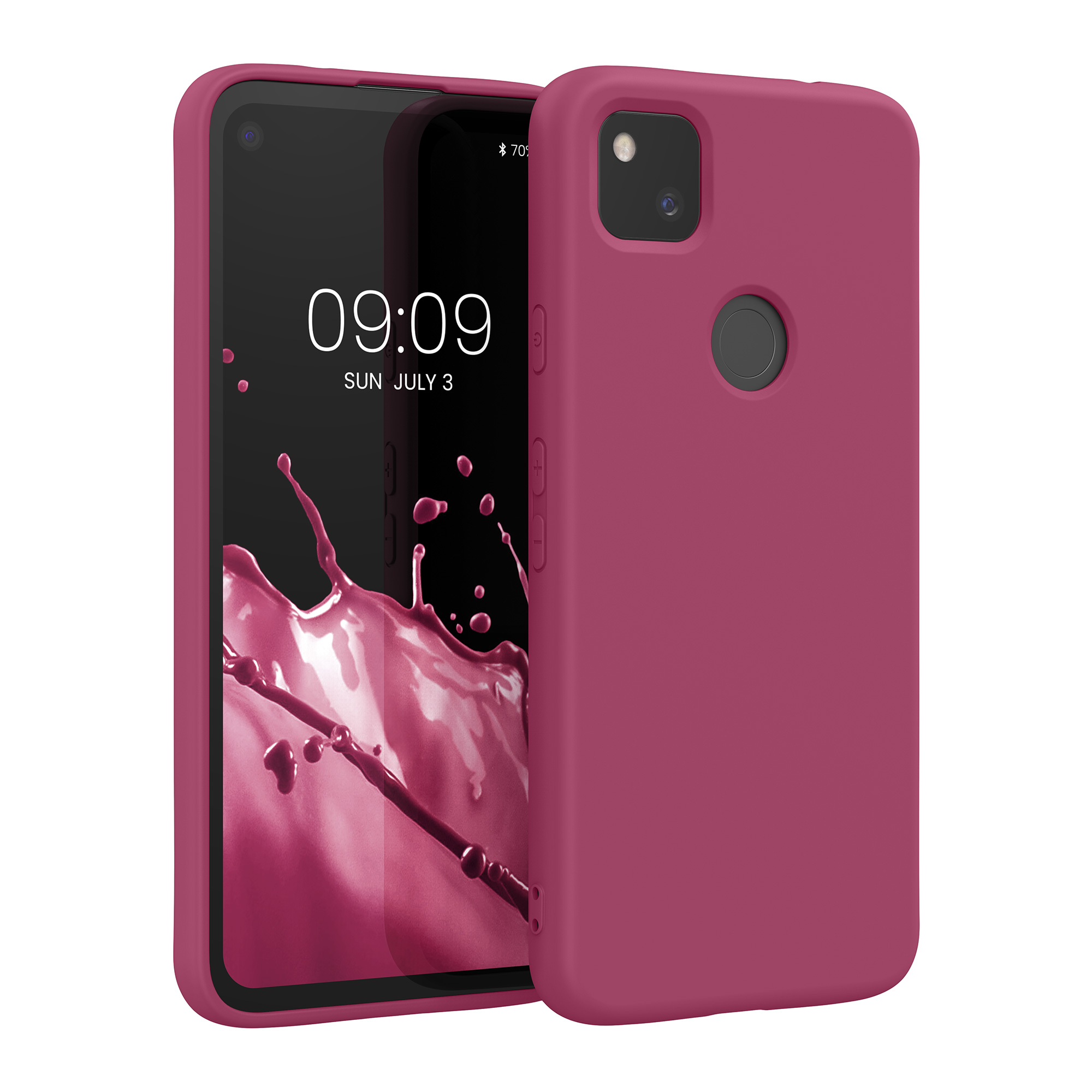 Zadní kryt kwmobile pro Google Pixel 4a - raspberry růžová