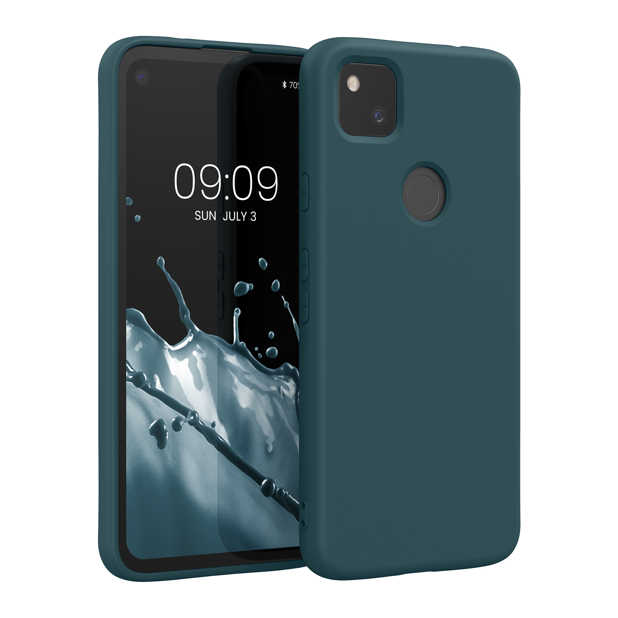 Zadní kryt kwmobile pro Google Pixel 4a - matná petrolejová