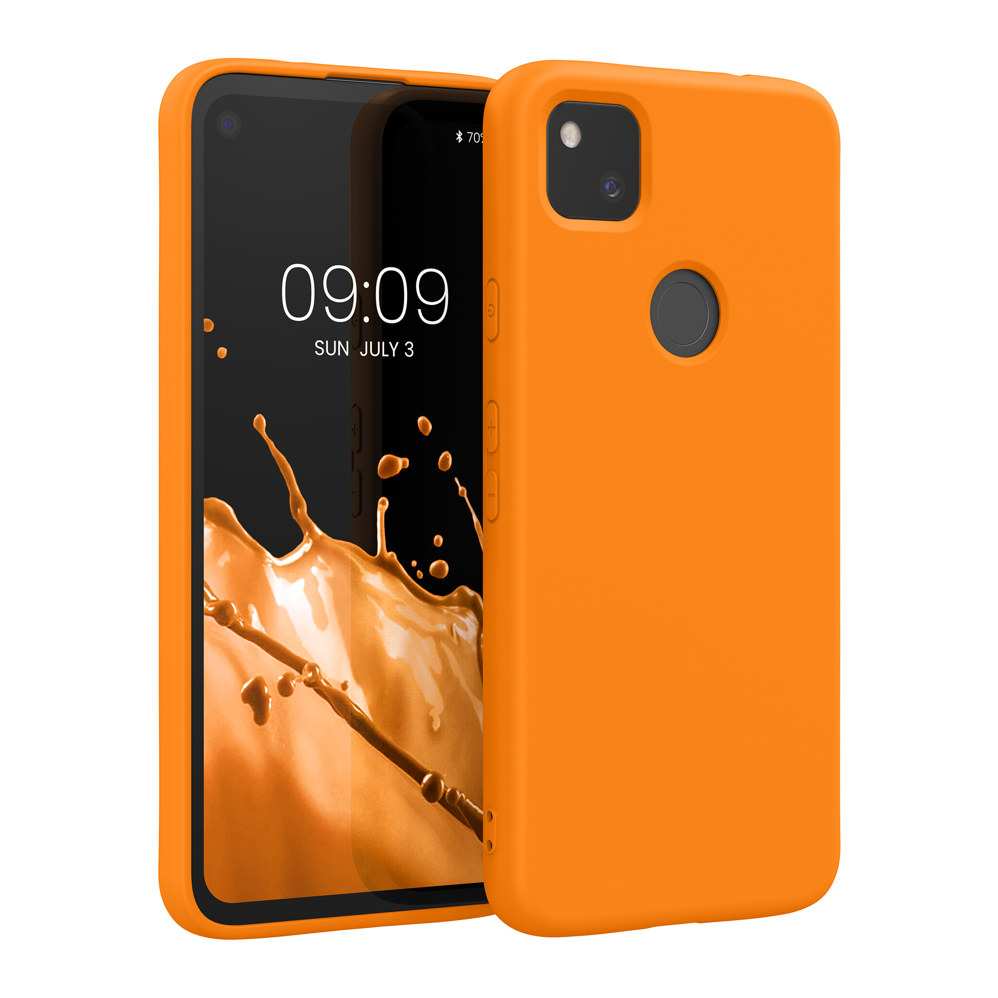 Zadní kryt kwmobile pro Google Pixel 4a - ovocná oranžová