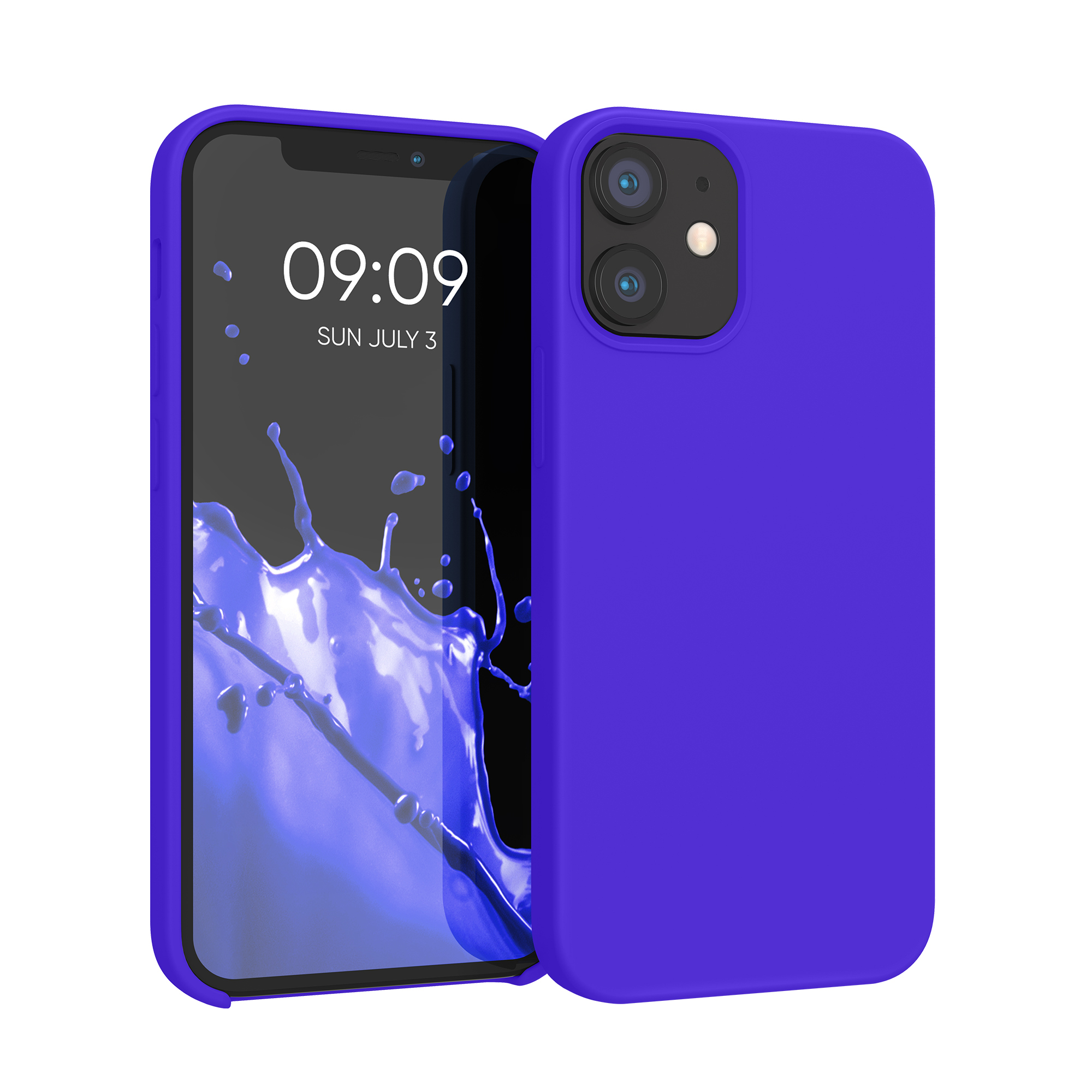 Silikonový kryt kwmobile pro iPhone 12 mini - baltská modrá